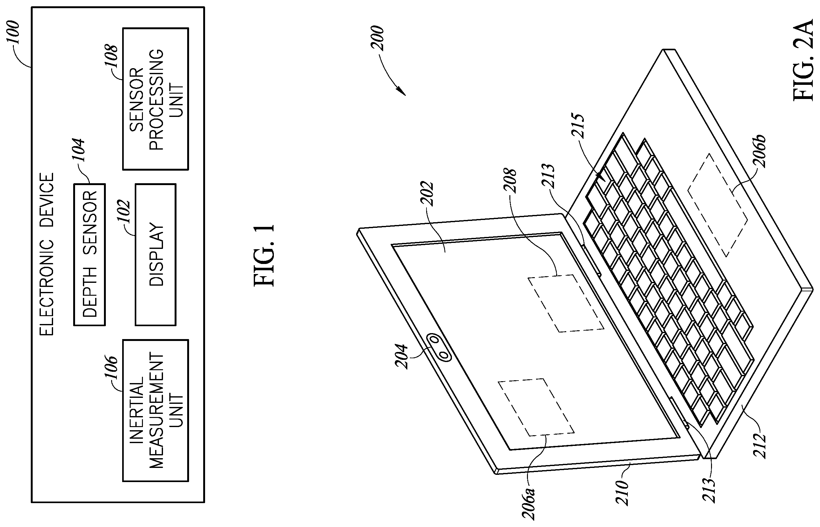 Patent US12602949 Figure 1 – System and method for detecting human presence based on depth sensing and inertial measurement