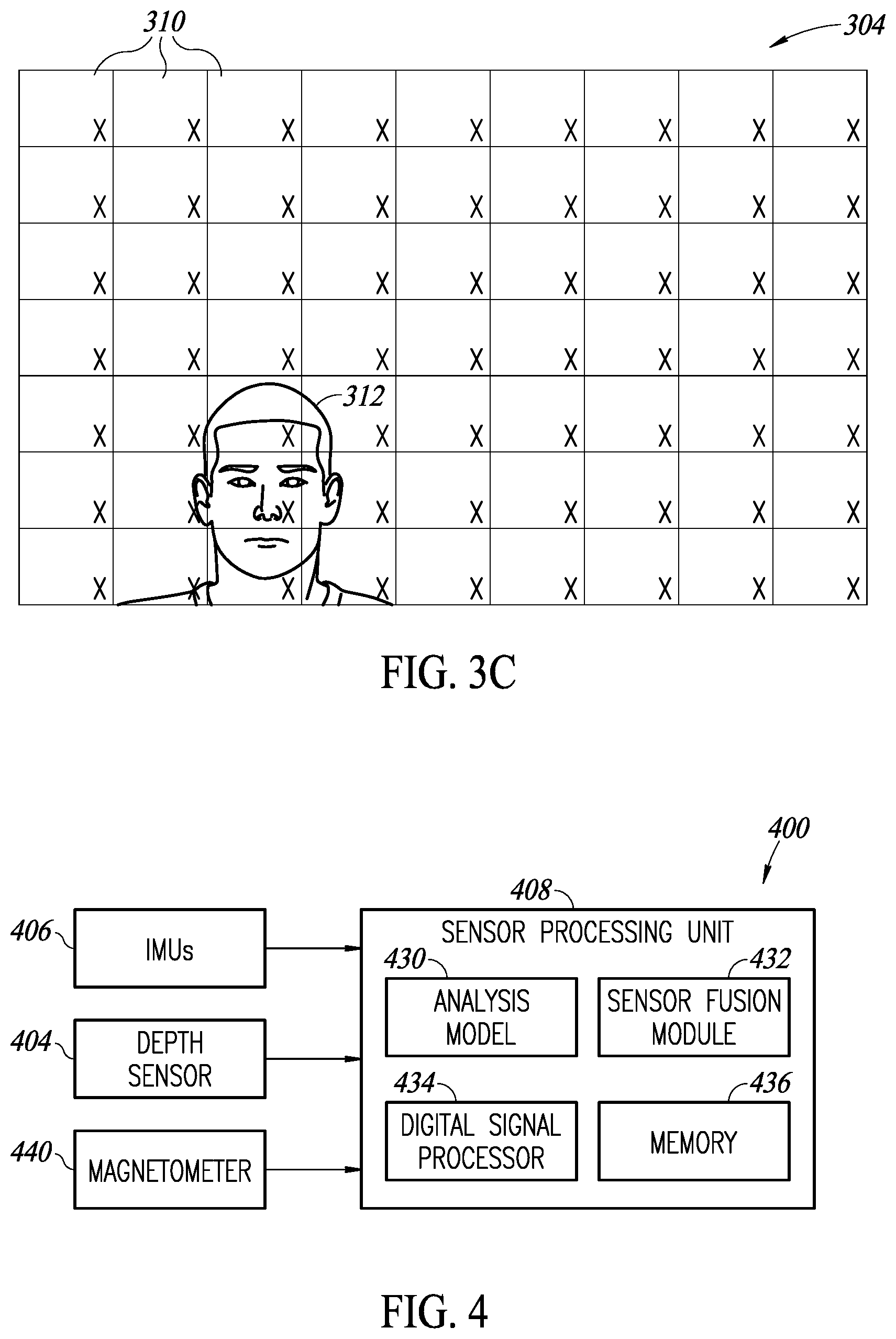 Patent US12602949 Figure 4 – System and method for detecting human presence based on depth sensing and inertial measurement