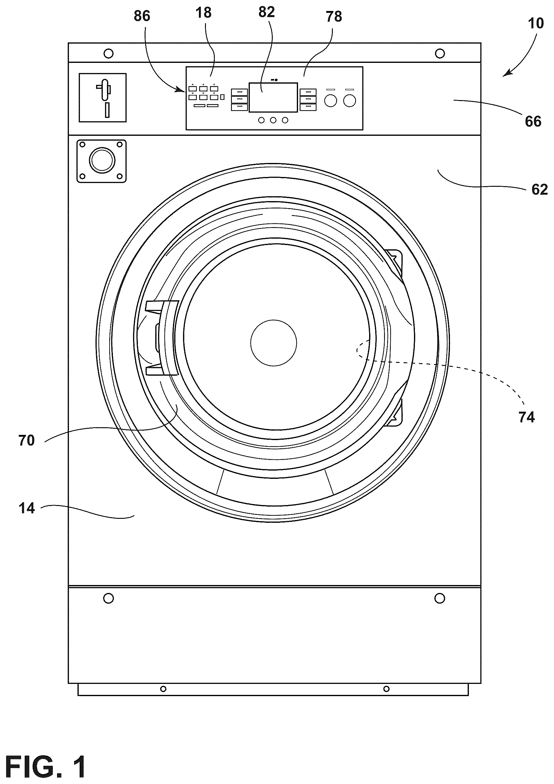 Patent US12602951 Figure 1 – Appliance having a customizable user profile