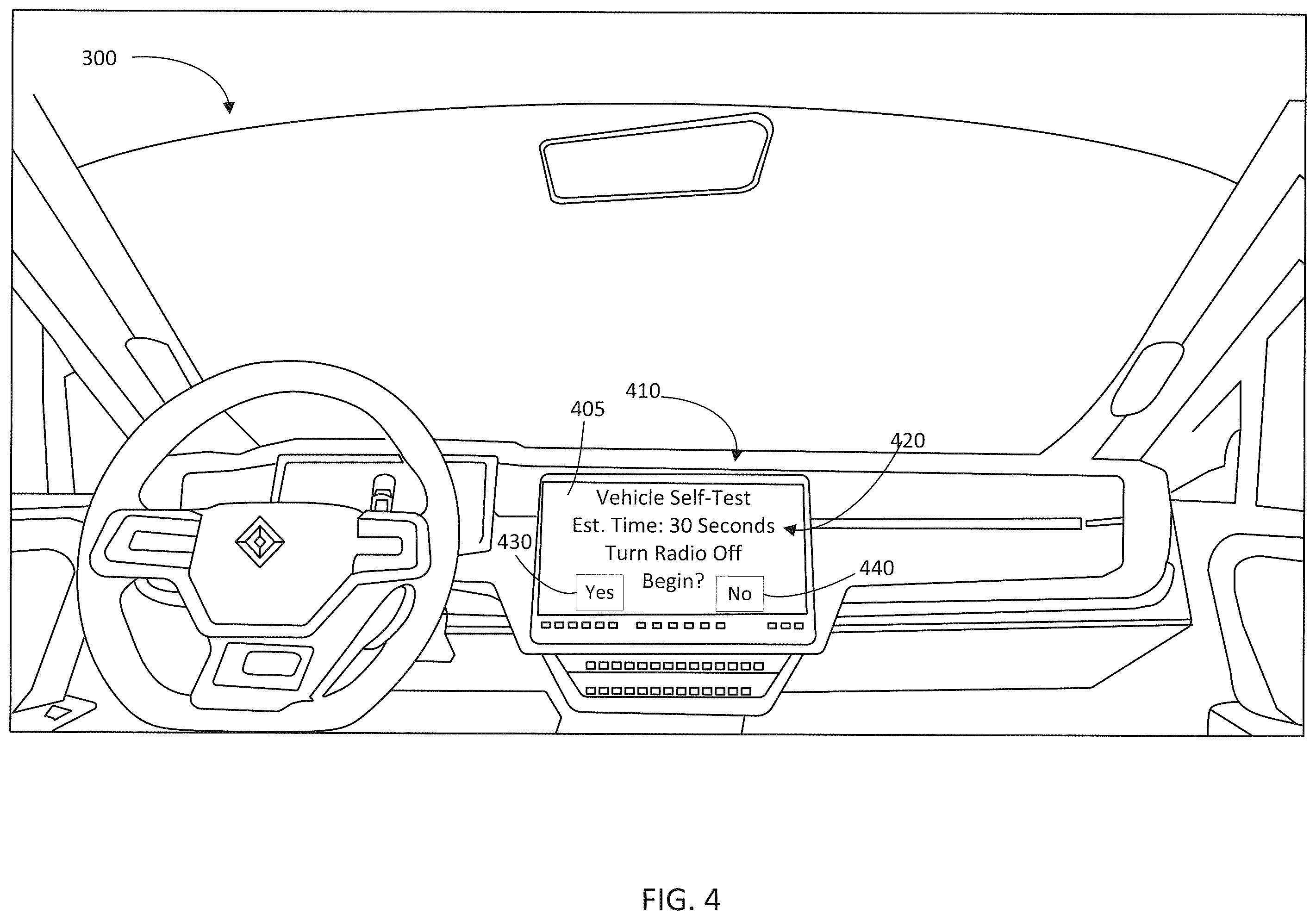 Patent US12602956 Figure 4 – Monitor performance of electric vehicle components using audio analysis