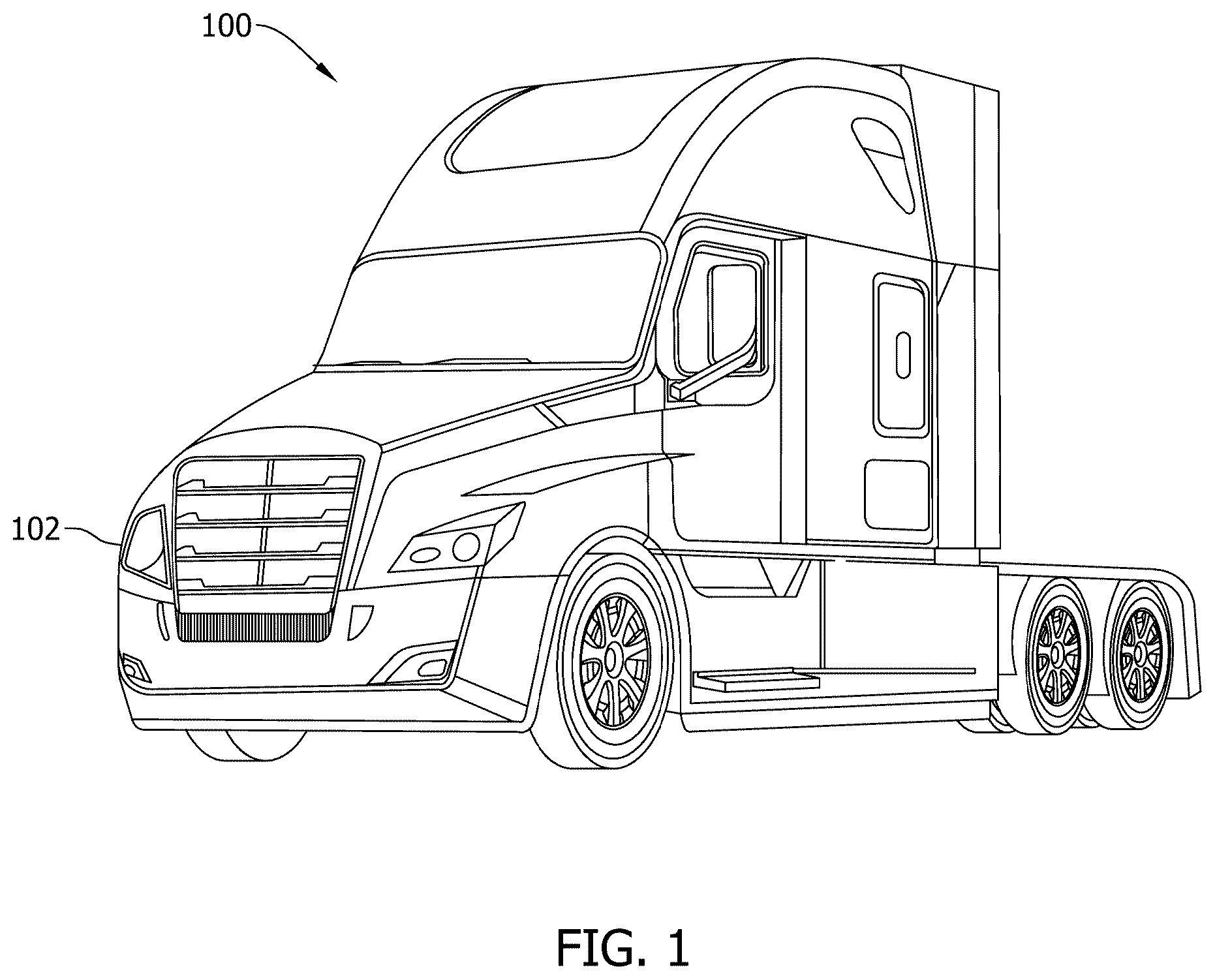 Patent US12602958 Figure 1 – Using lighting zones to communicate pre-trip diagnostics