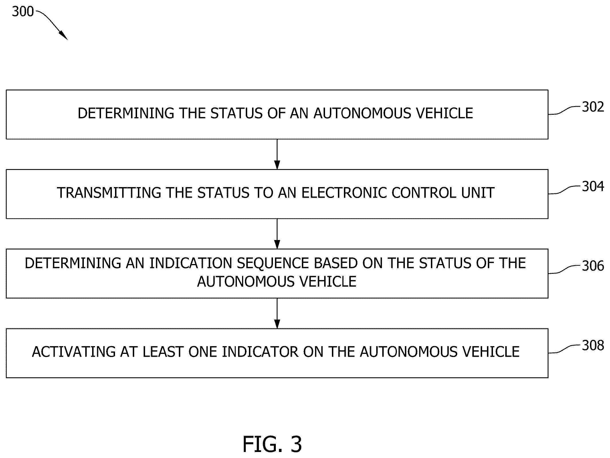 Patent US12602958 Figure 3 – Using lighting zones to communicate pre-trip diagnostics