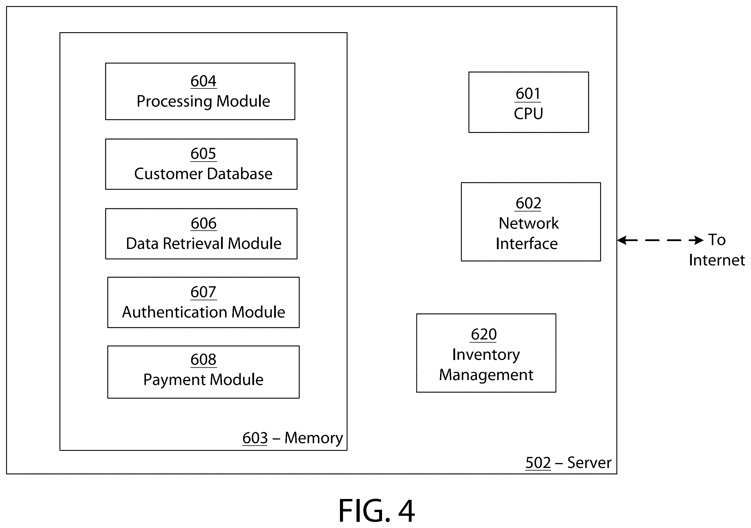 Patent US12602960 Figure 4 – Retail security system