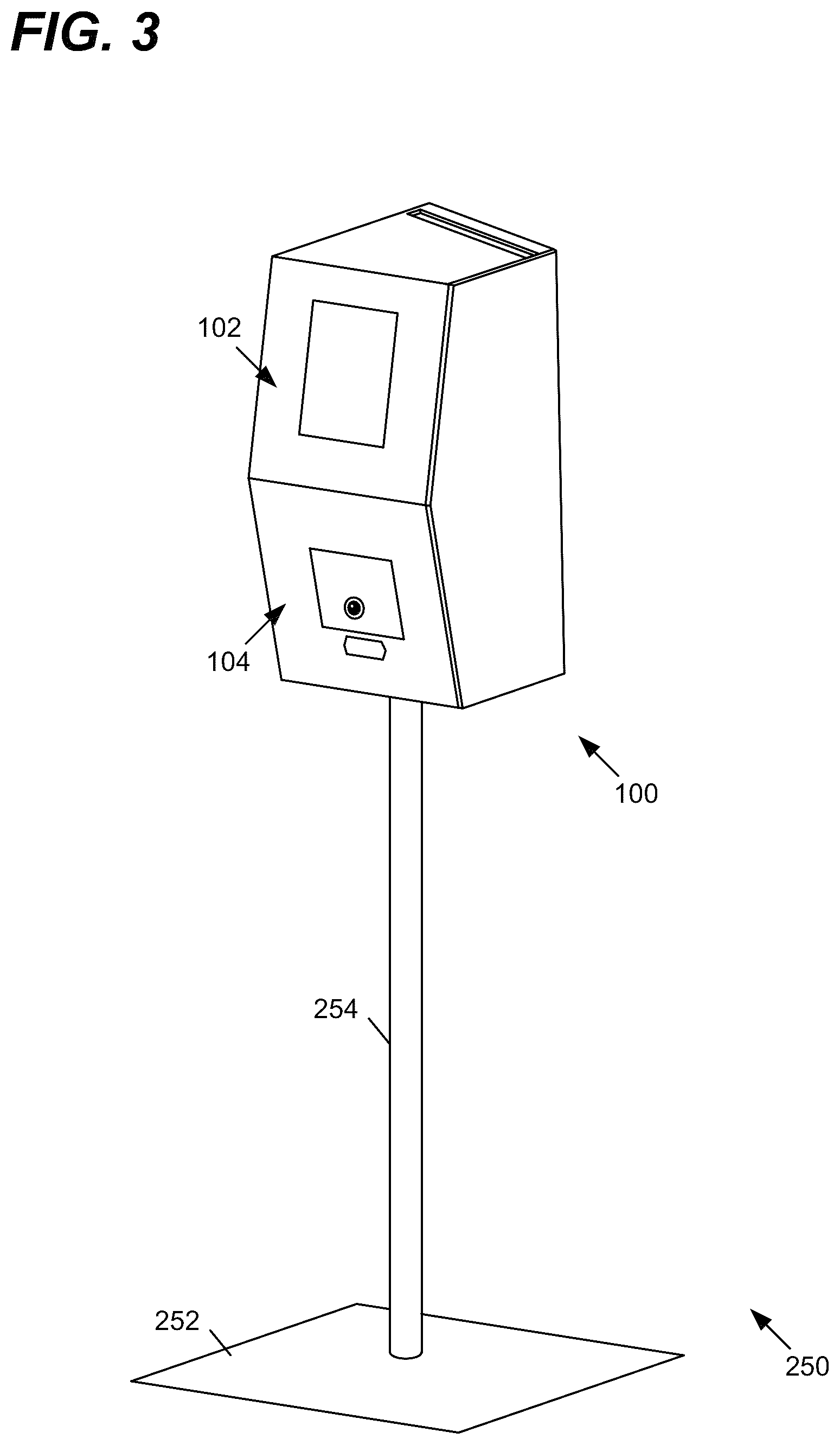 Patent US12602962 Figure 3 – Contactless optical internet of things user identification device and system