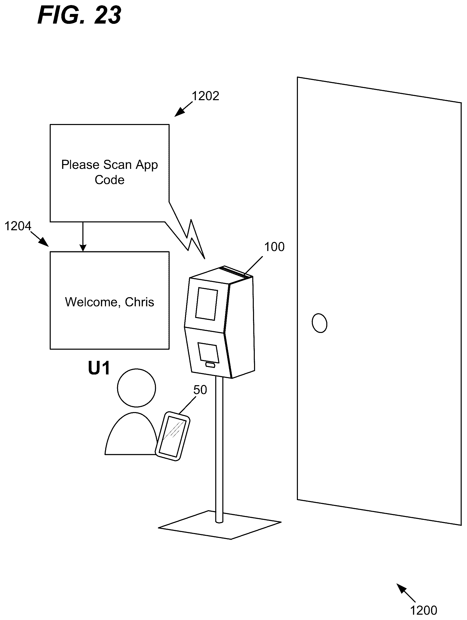 Patent US12602962 Figure 19 – Contactless optical internet of things user identification device and system