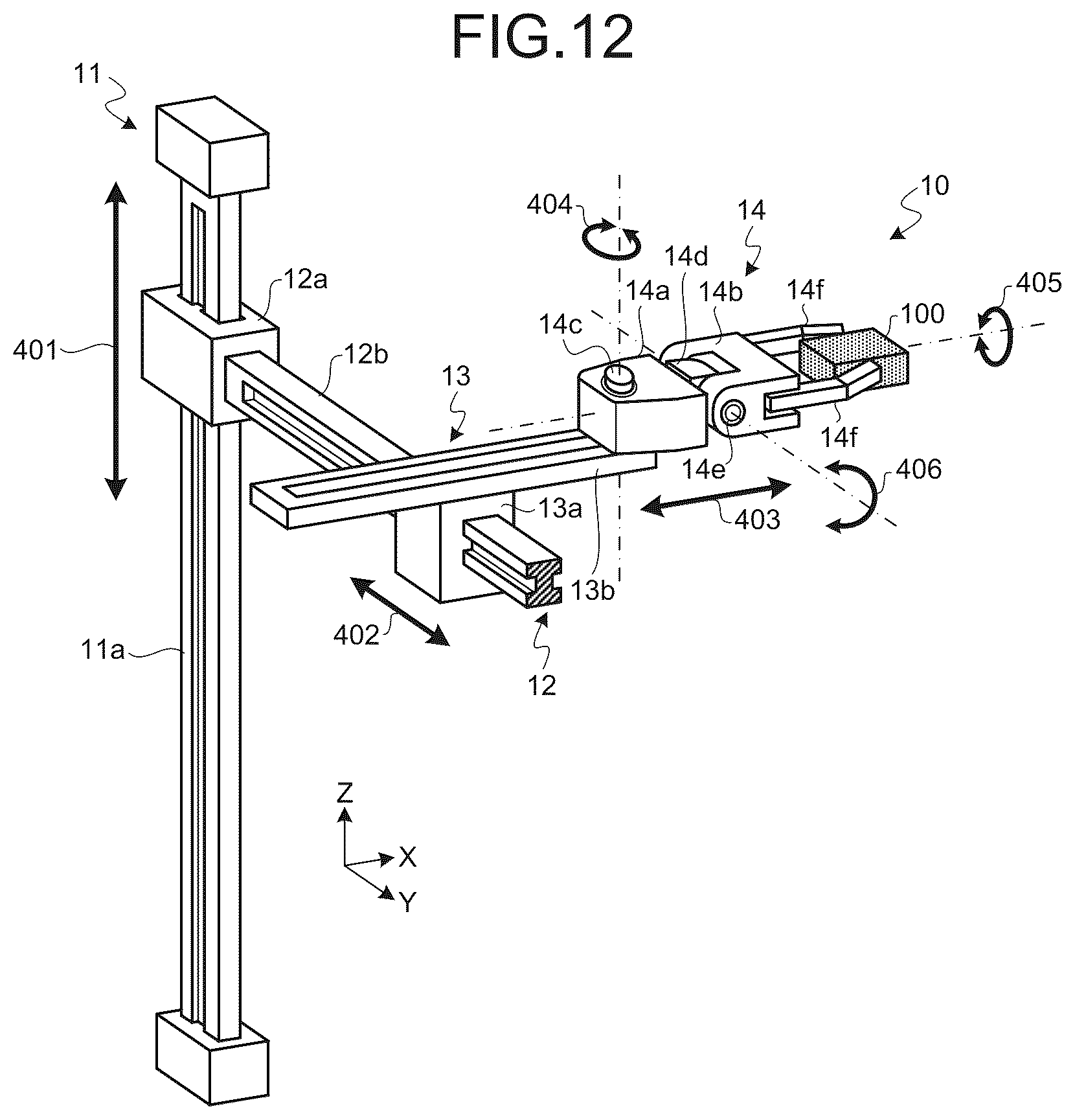 Patent US12602964 Figure 9 – Item take-out apparatus and item take-out system