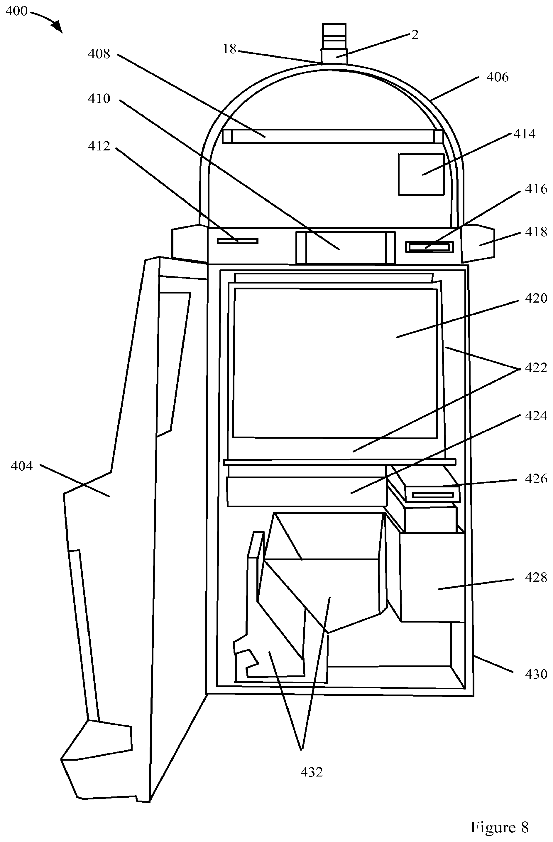 Patent US12602966 Figure 9 – Lottery games on an electronic gaming machine