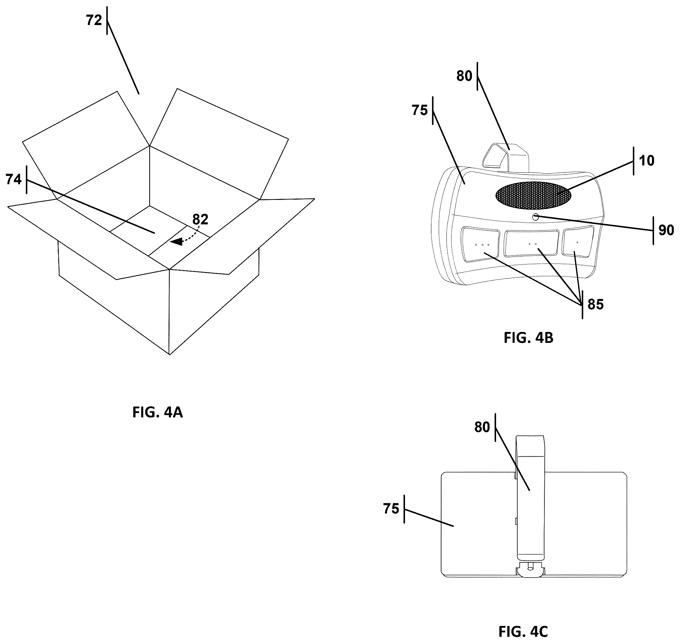 Patent US12602972 Figure 4 – Decoy package alarm for theft deterrence
