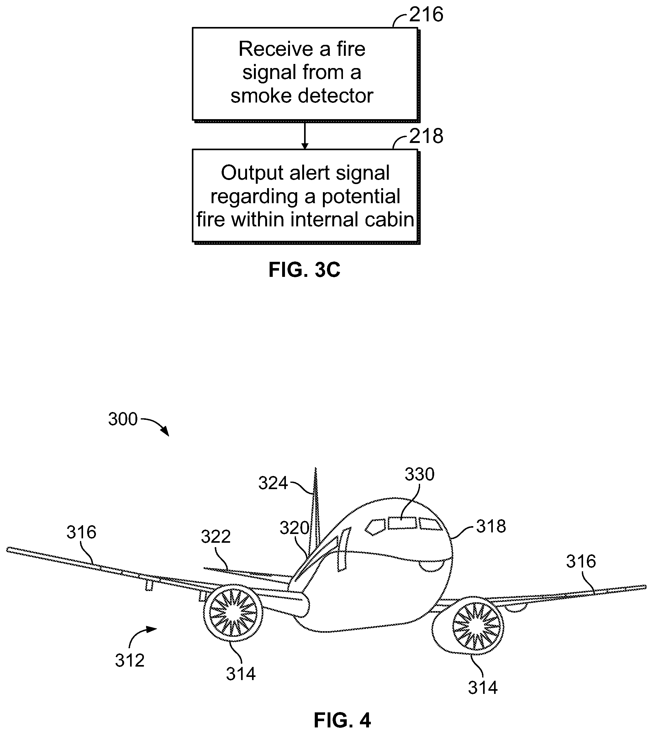 Patent US12602976 Figure 3 – Safety system and method for an internal cabin of a vehicle