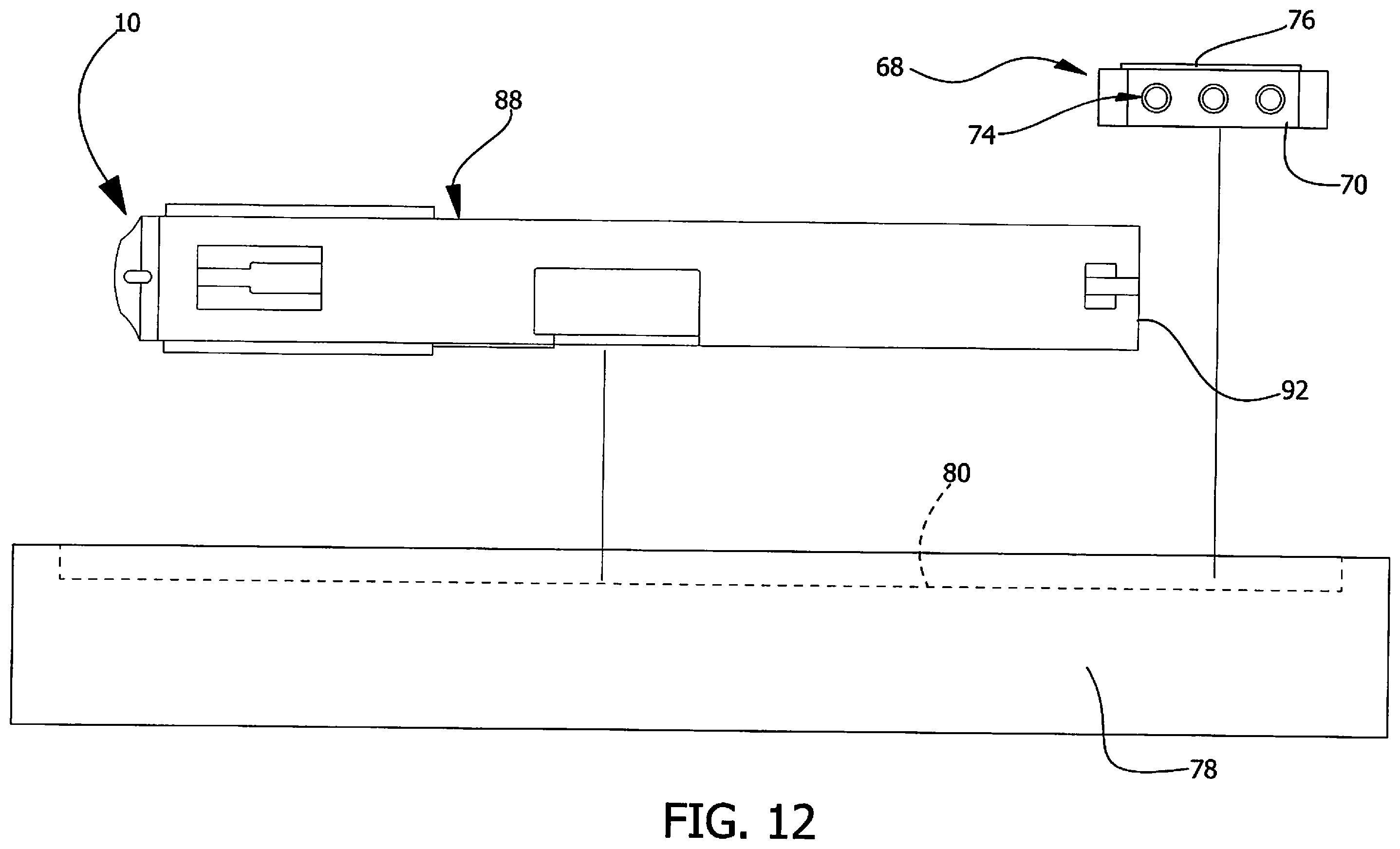 Patent US12602978 Figure 10 – Firearm monitoring system