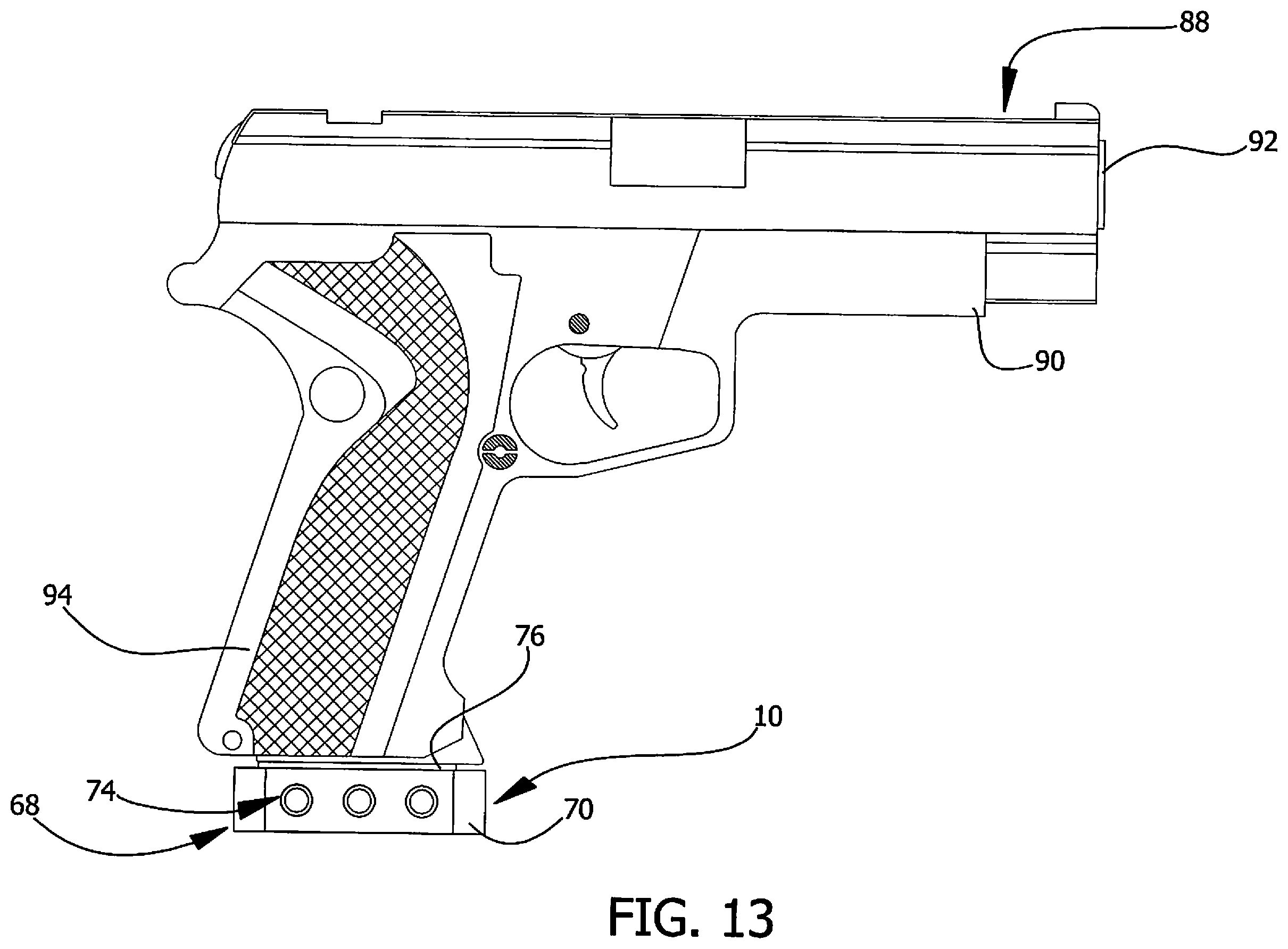 Patent US12602978 Figure 11 – Firearm monitoring system