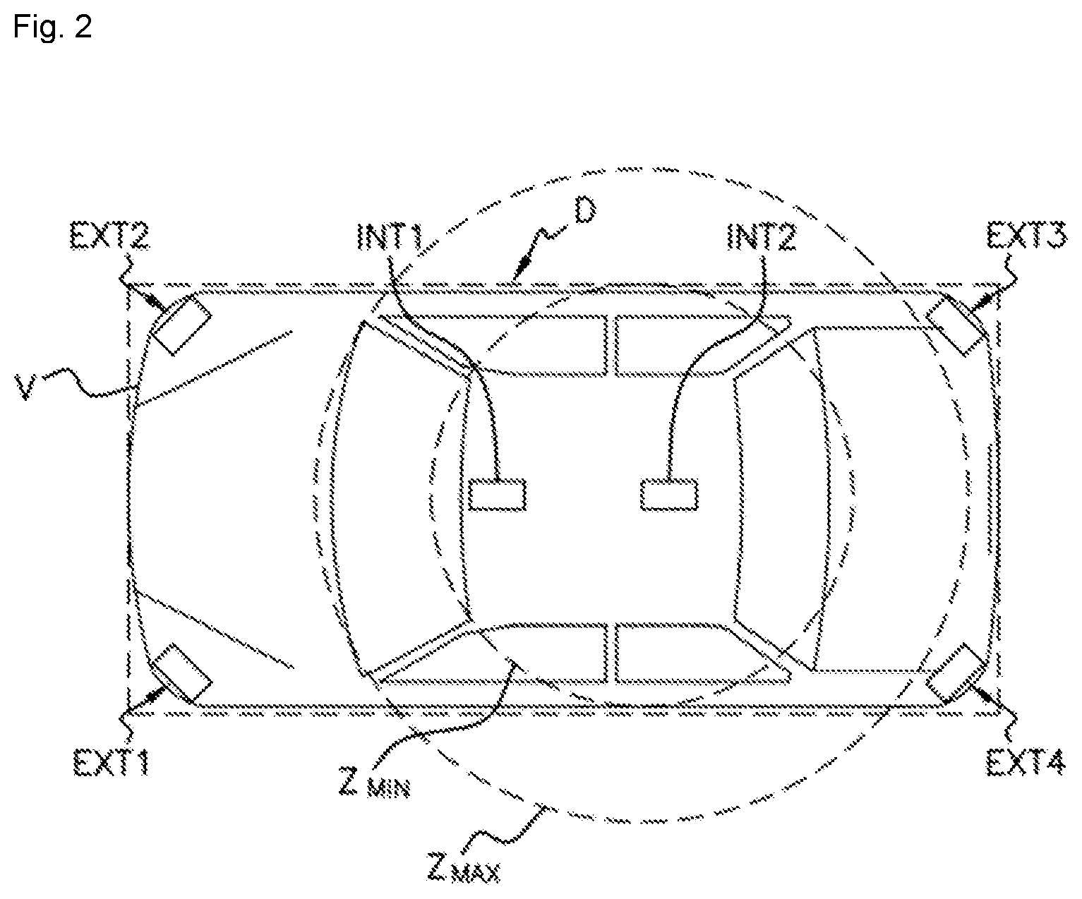 Patent US12602984 Figure 2 – Method for detecting presence inside a locked vehicle and associated detection device