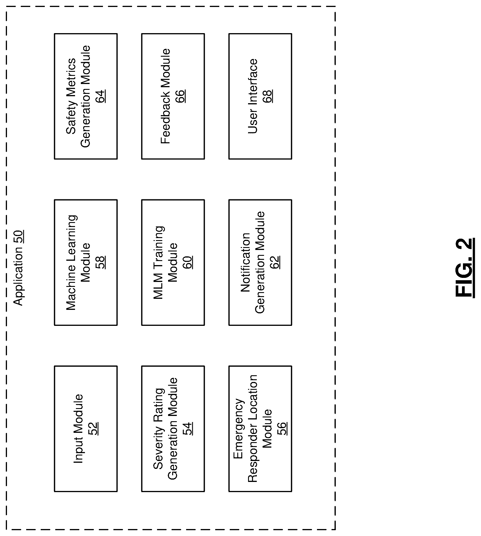 Patent US12602985 Figure 2 – Crash severity detection system and related methods