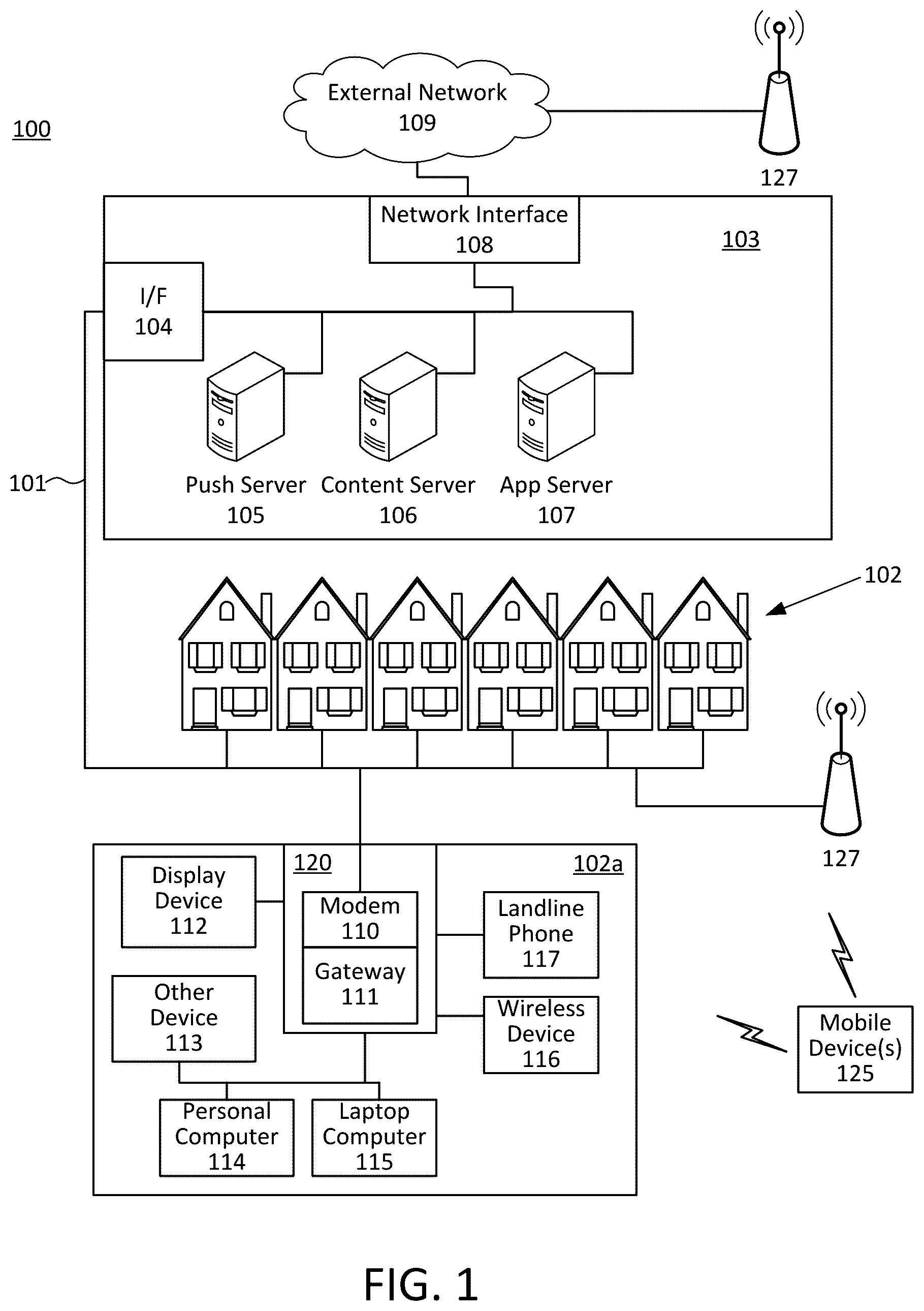 Patent US12602989 Figure 1 – Remote pairing using audio fingerprints