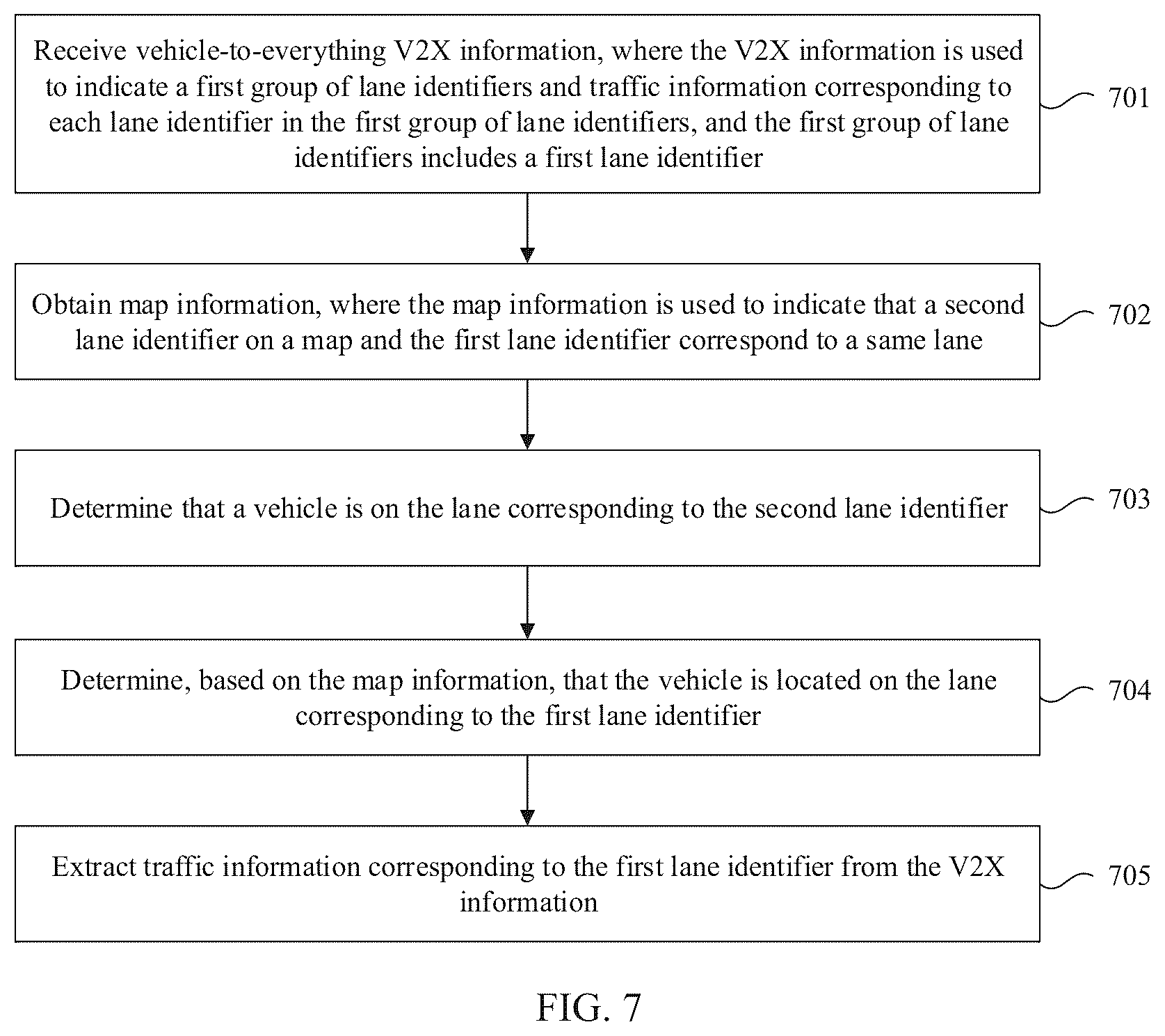 Patent US12602993 Figure 7 – Method and apparatus for obtaining traffic information, and storage medium