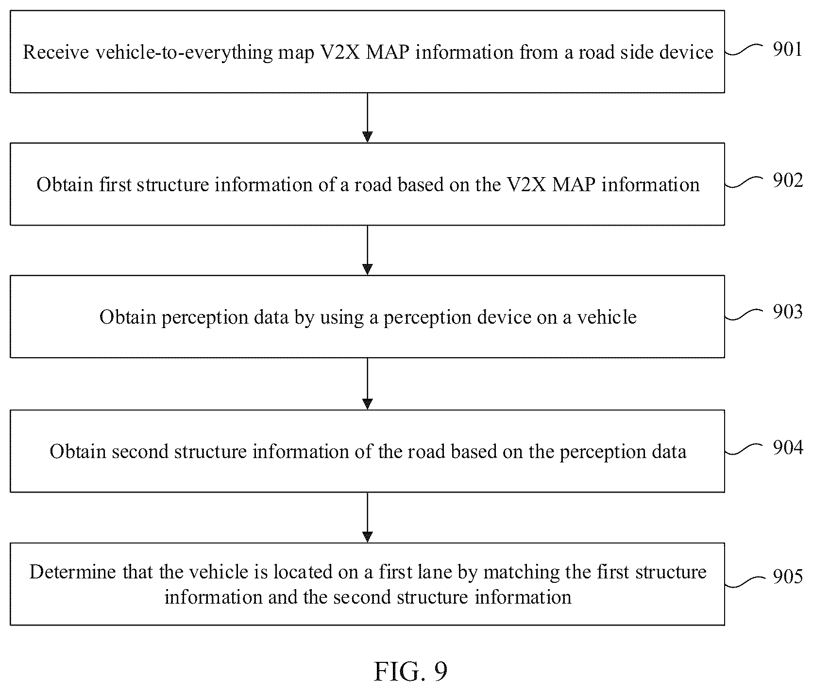 Patent US12602993 Figure 9 – Method and apparatus for obtaining traffic information, and storage medium