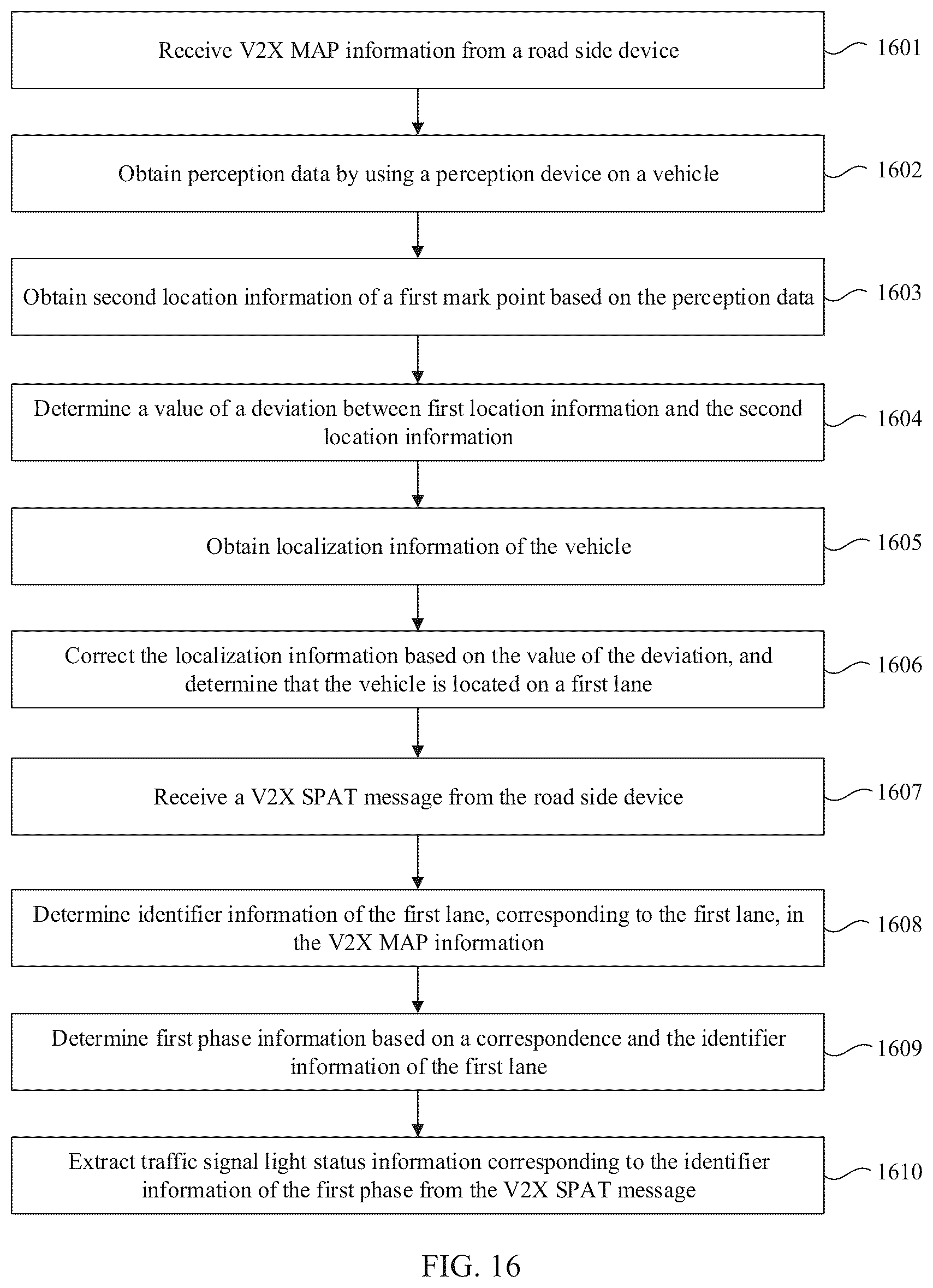Patent US12602993 Figure 16 – Method and apparatus for obtaining traffic information, and storage medium