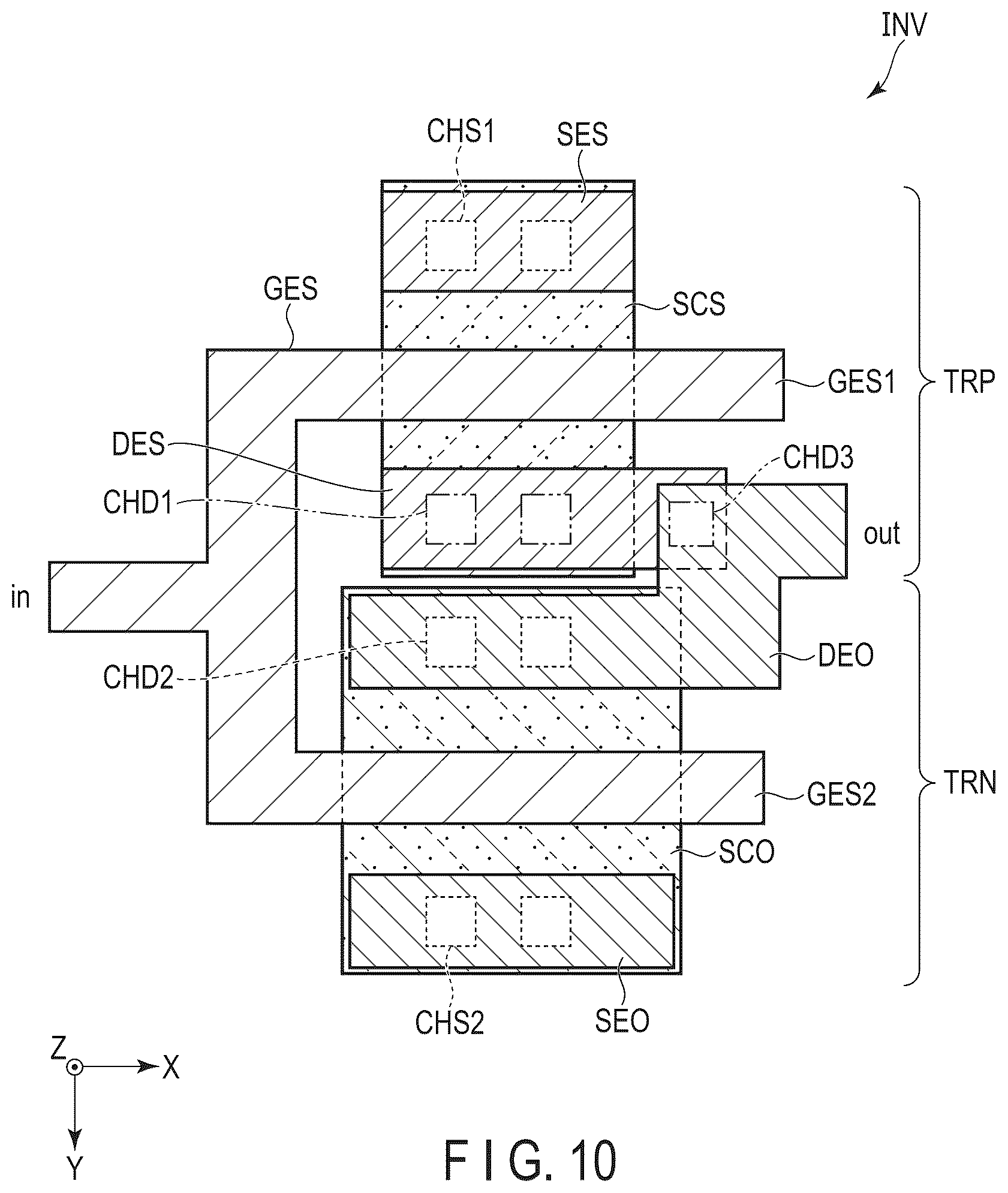 Patent US12603034 Figure 8 – CMOS circuit