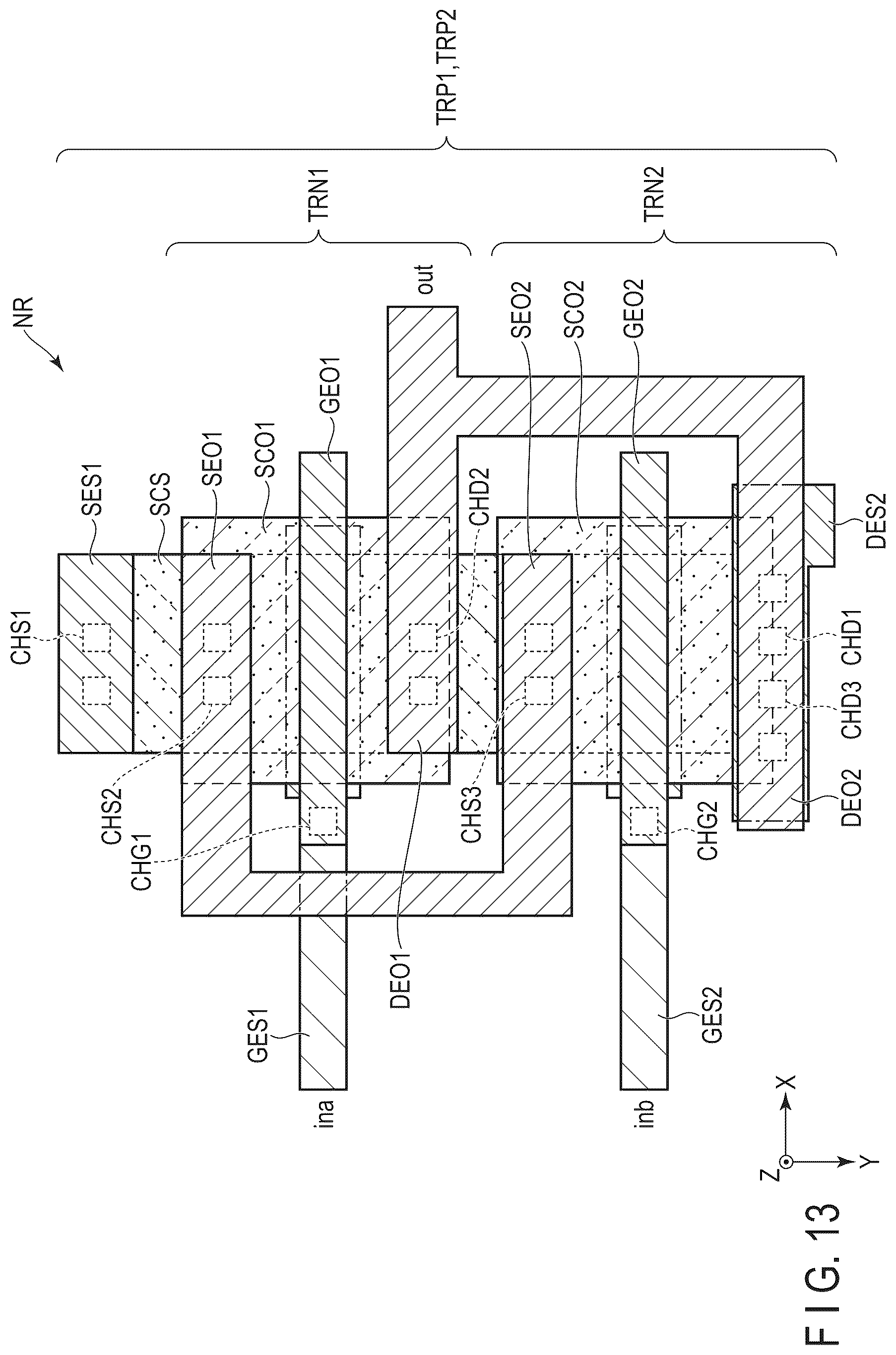 Patent US12603034 Figure 10 – CMOS circuit