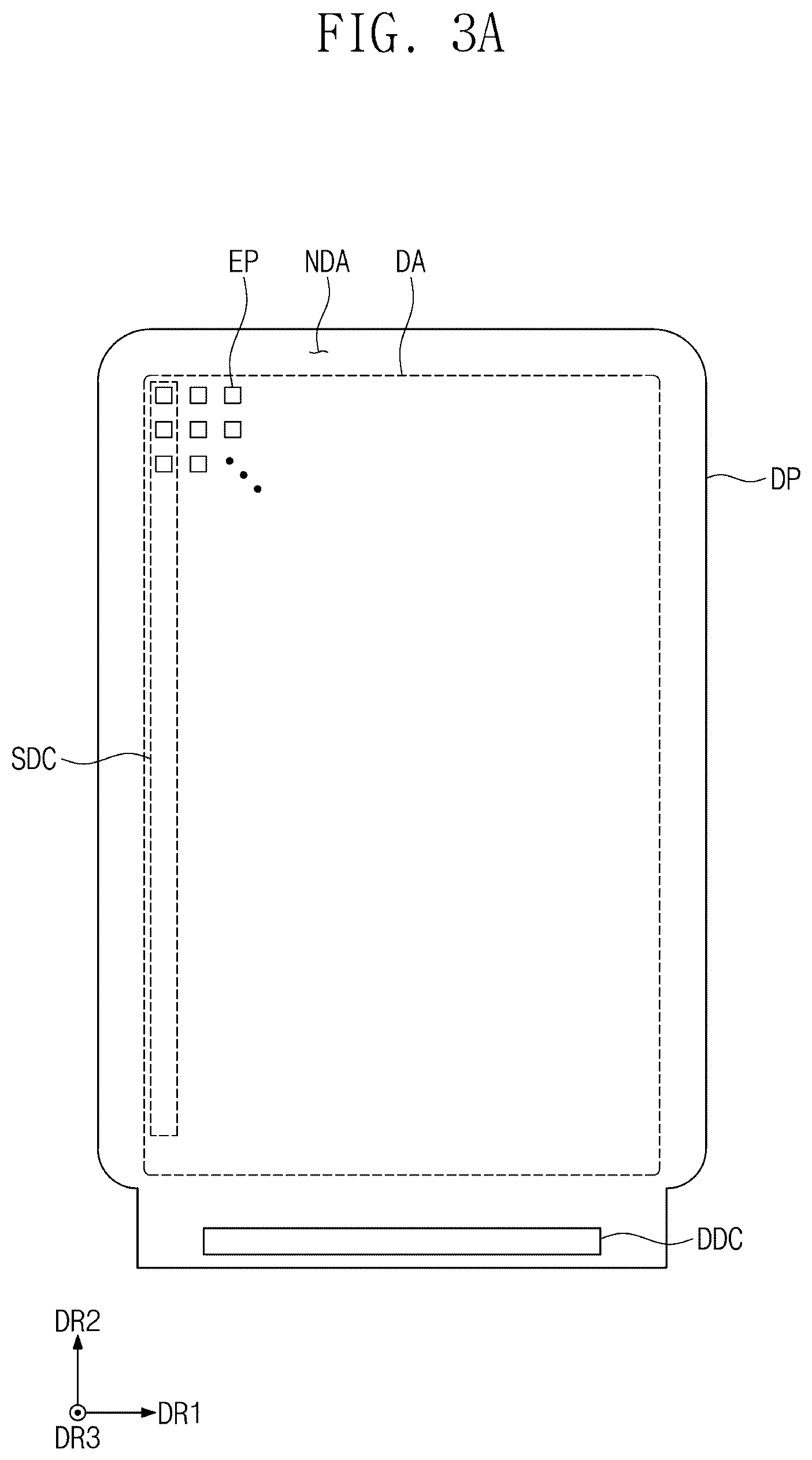 Patent US12603043 Figure 5 – Display panel having a plurality of light-emitting elements with separators