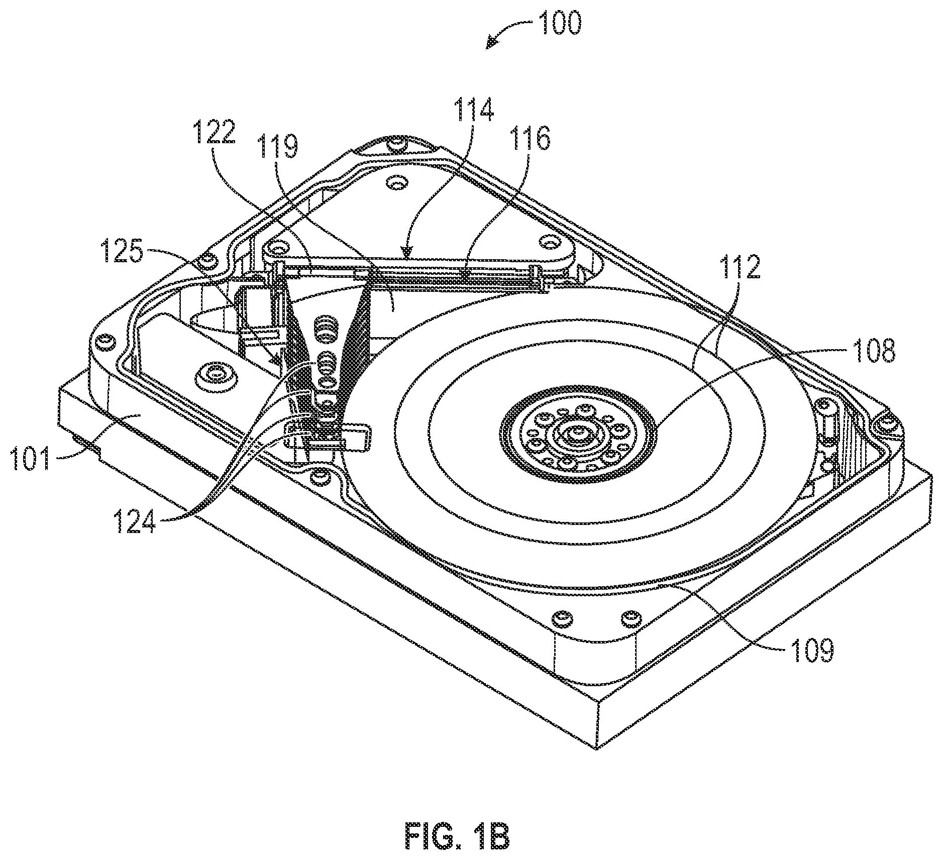 Patent US12603105 Figure 2 – Latch for zero/fixed skew data storage device