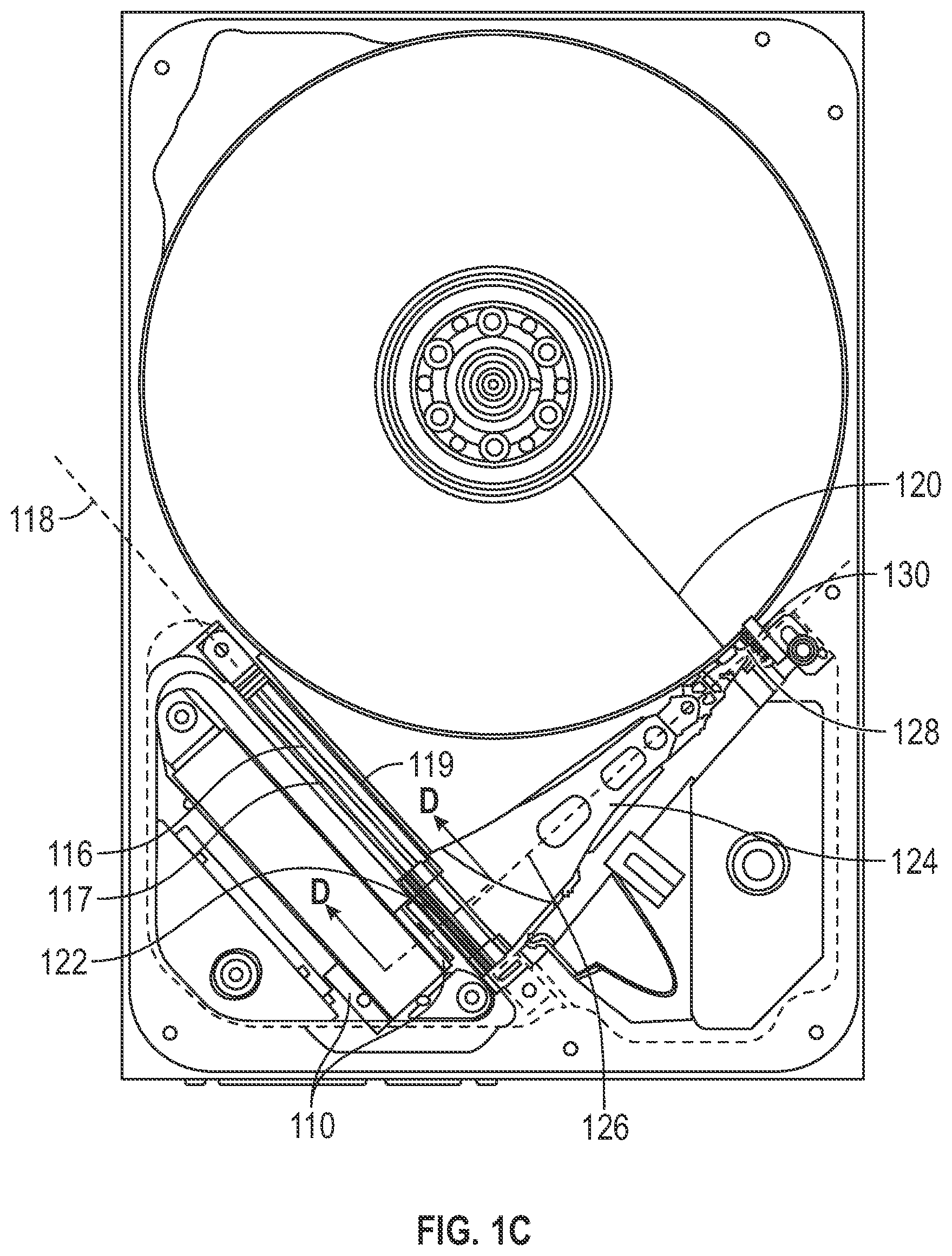 Patent US12603105 Figure 3 – Latch for zero/fixed skew data storage device