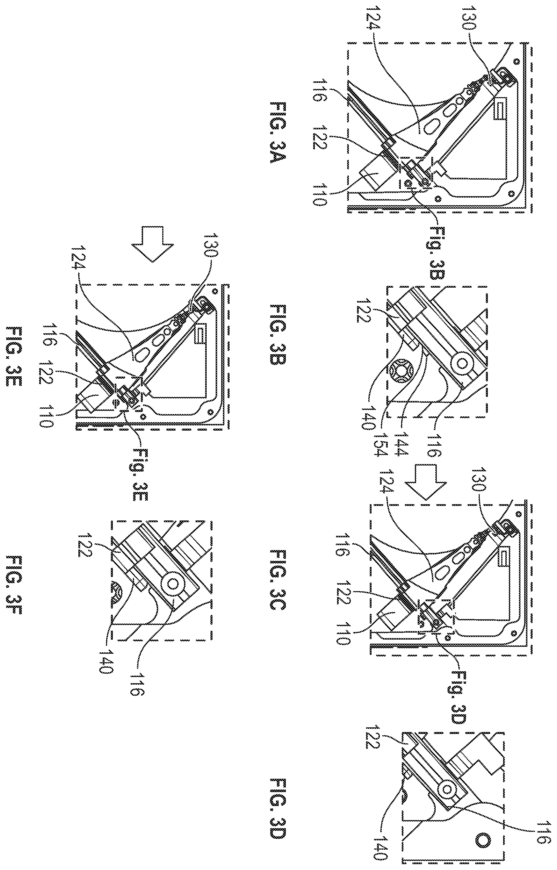 Patent US12603105 Figure 6 – Latch for zero/fixed skew data storage device