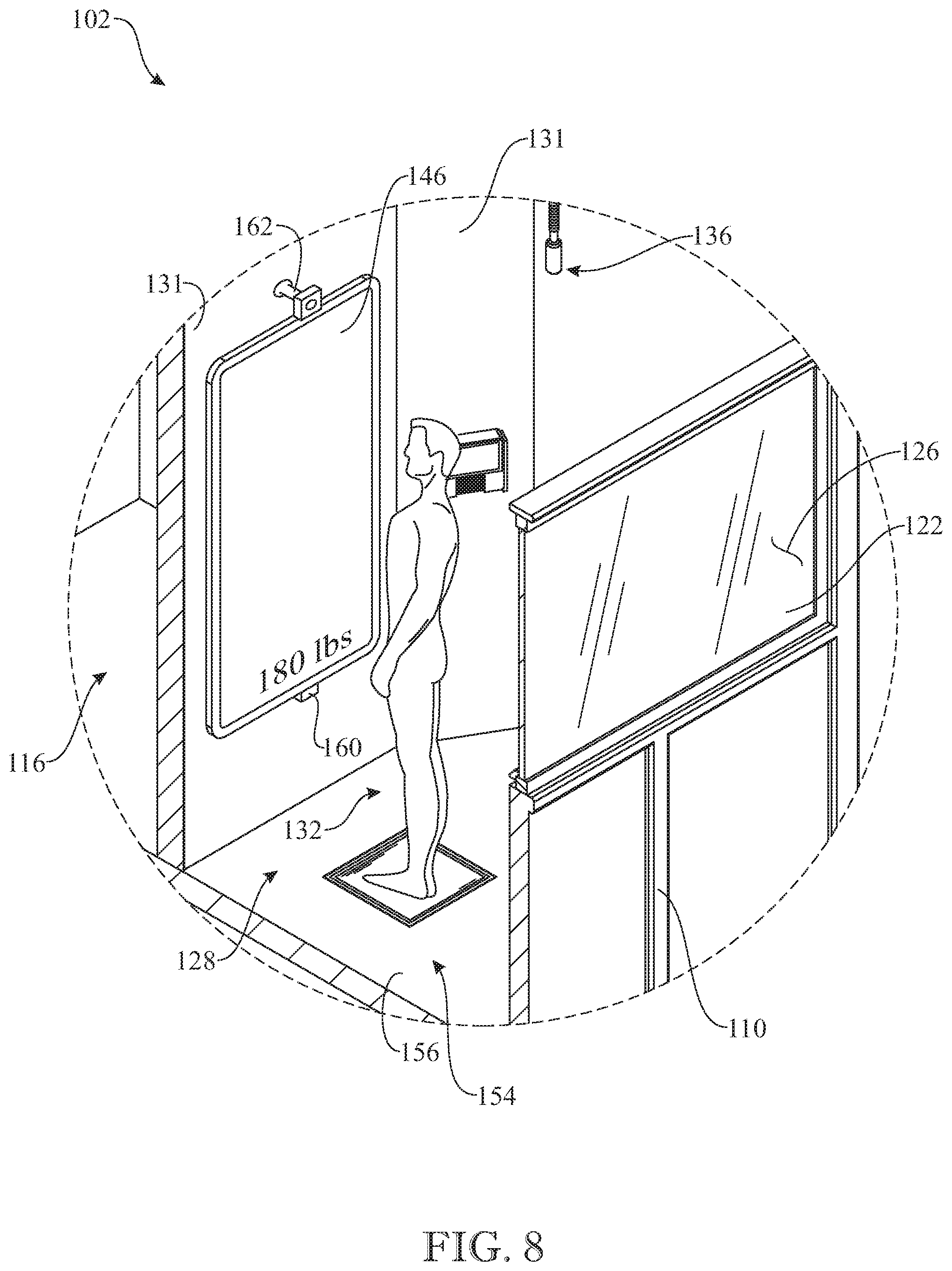 Patent US12603174 Figure 8 – Method for utilizing a medical services kiosk