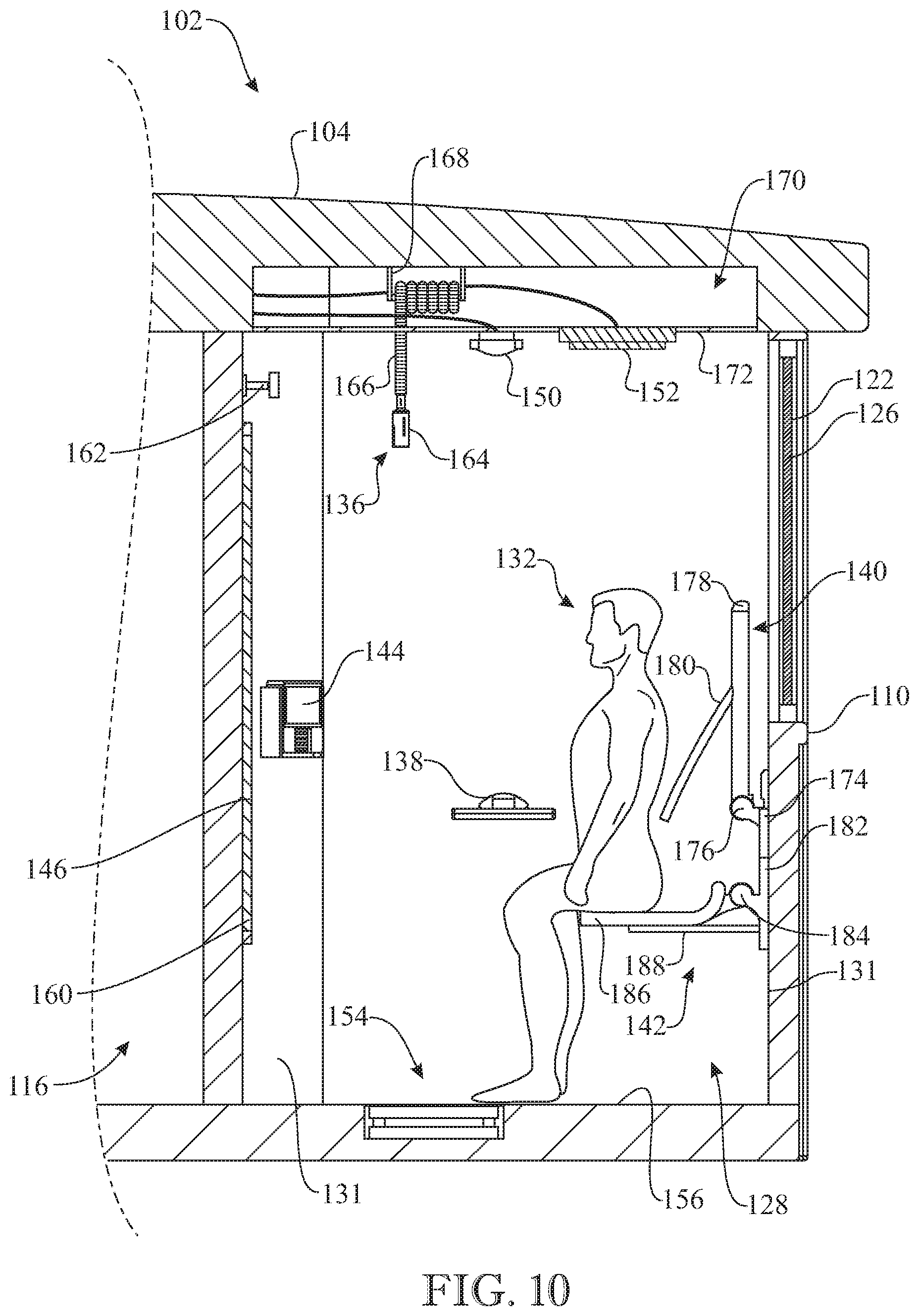 Patent US12603174 Figure 10 – Method for utilizing a medical services kiosk