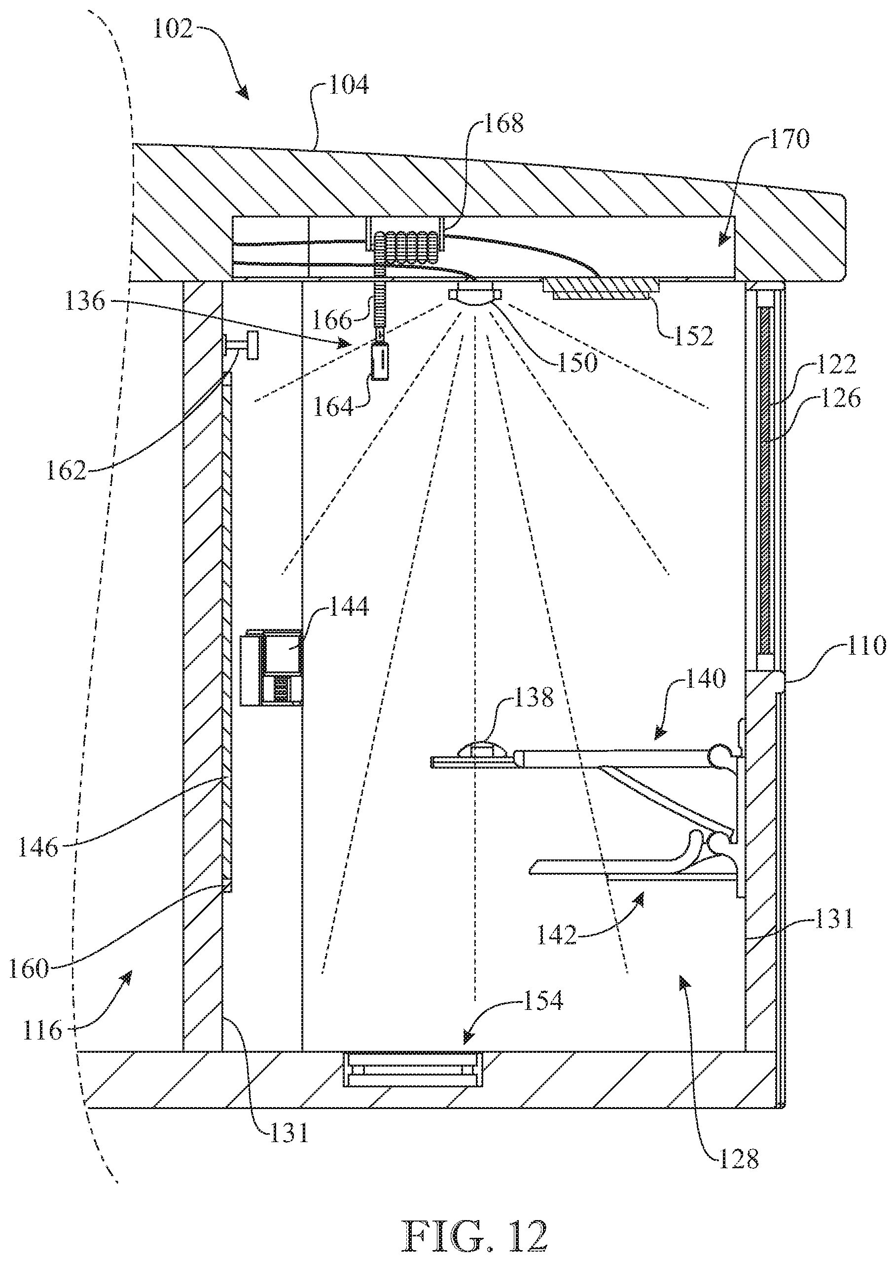 Patent US12603174 Figure 12 – Method for utilizing a medical services kiosk