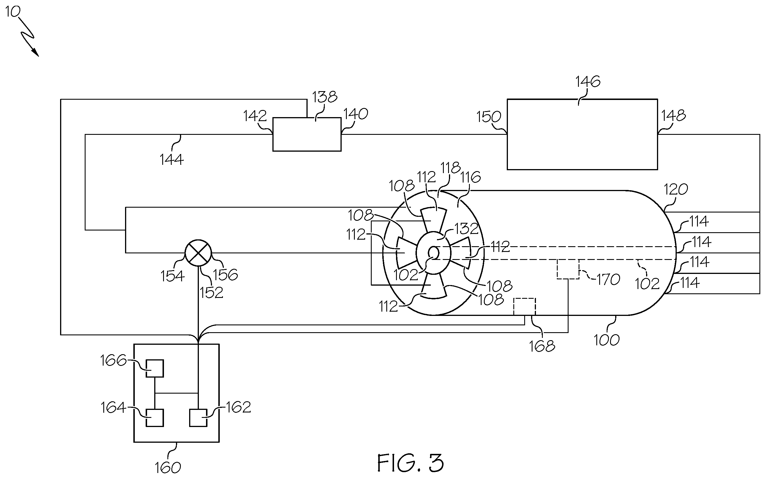 Patent US12603195 Figure 3 – Systems and methods for cooling an electric charging cable