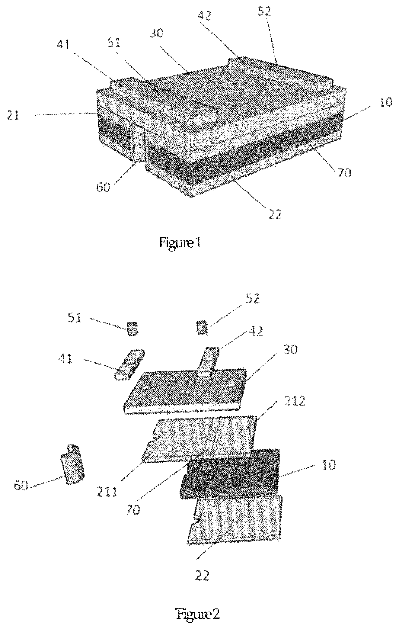 Patent US12603198 Figure 1 – Surface-mounted polymer PCT overcurrent protection element having small package size