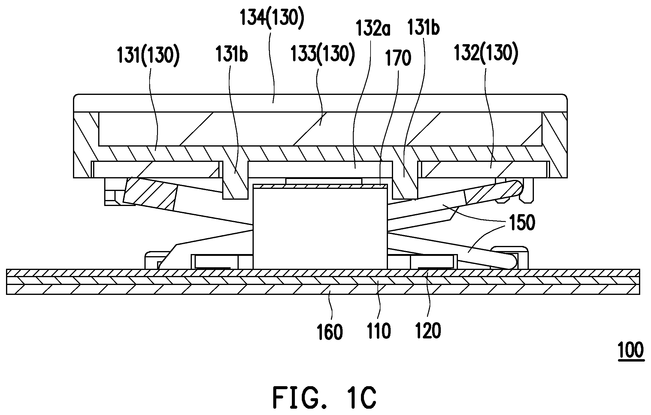 Patent US12603236 Figure 3 – Key structure