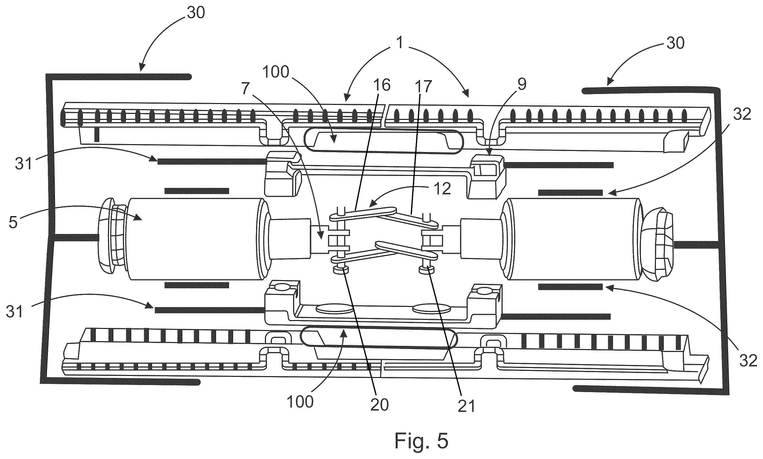 Patent US12603239 Figure 5 – Medium voltage or high voltage circuit breaker