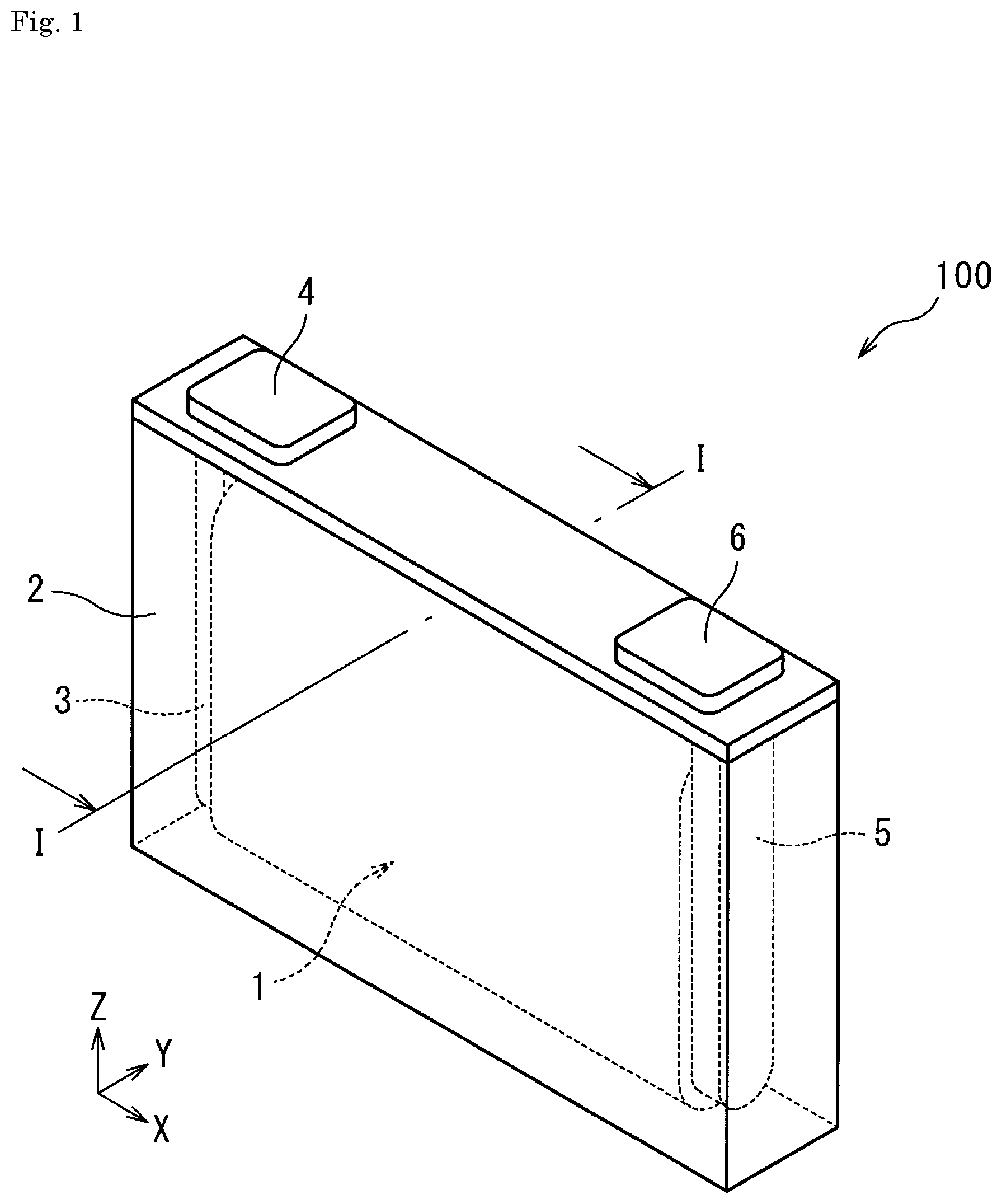 Patent US12603292 Figure 1 – Energy storage device