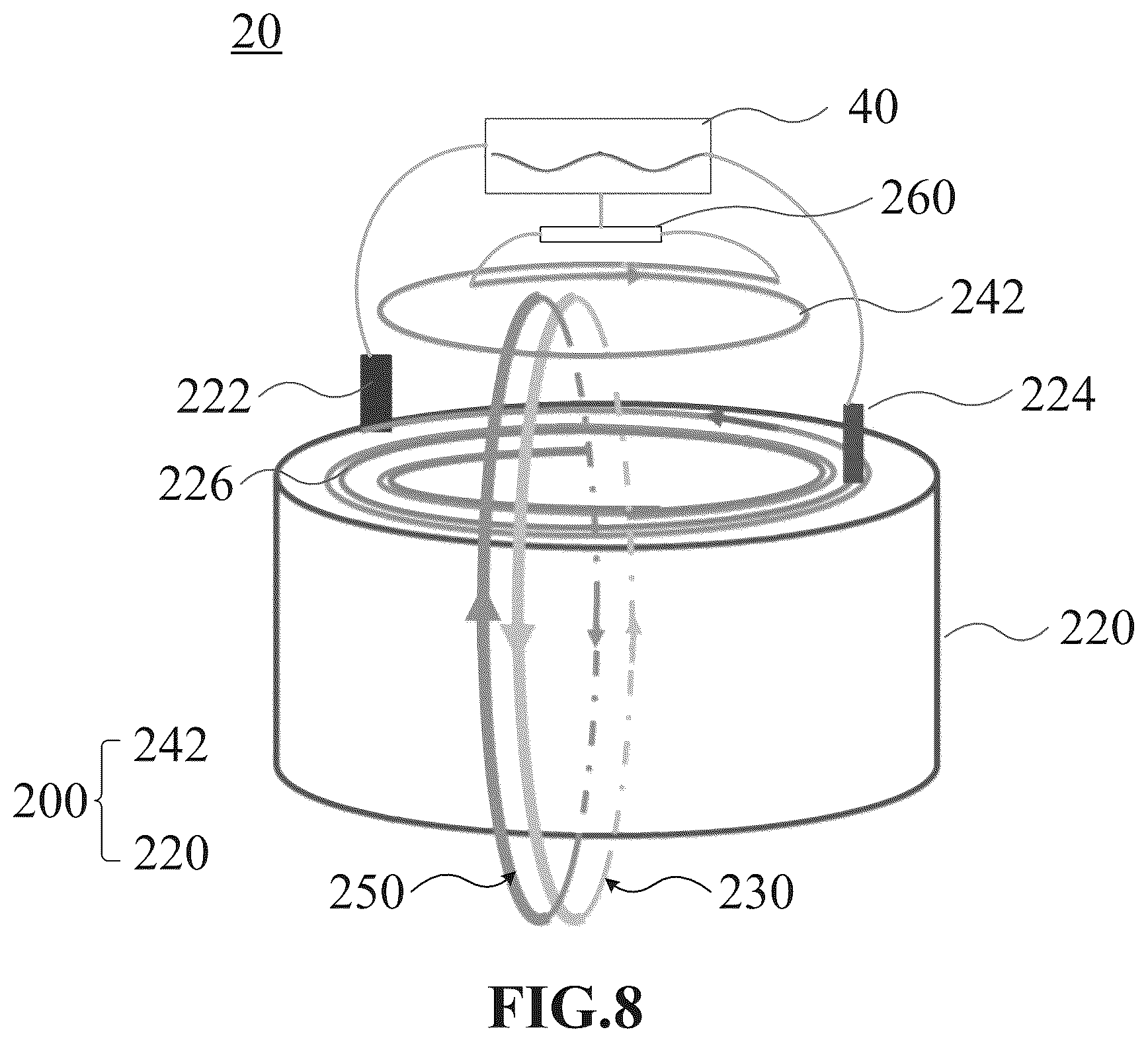 Patent US12603333 Figure 5 – Circuit structure, battery, and electronic device