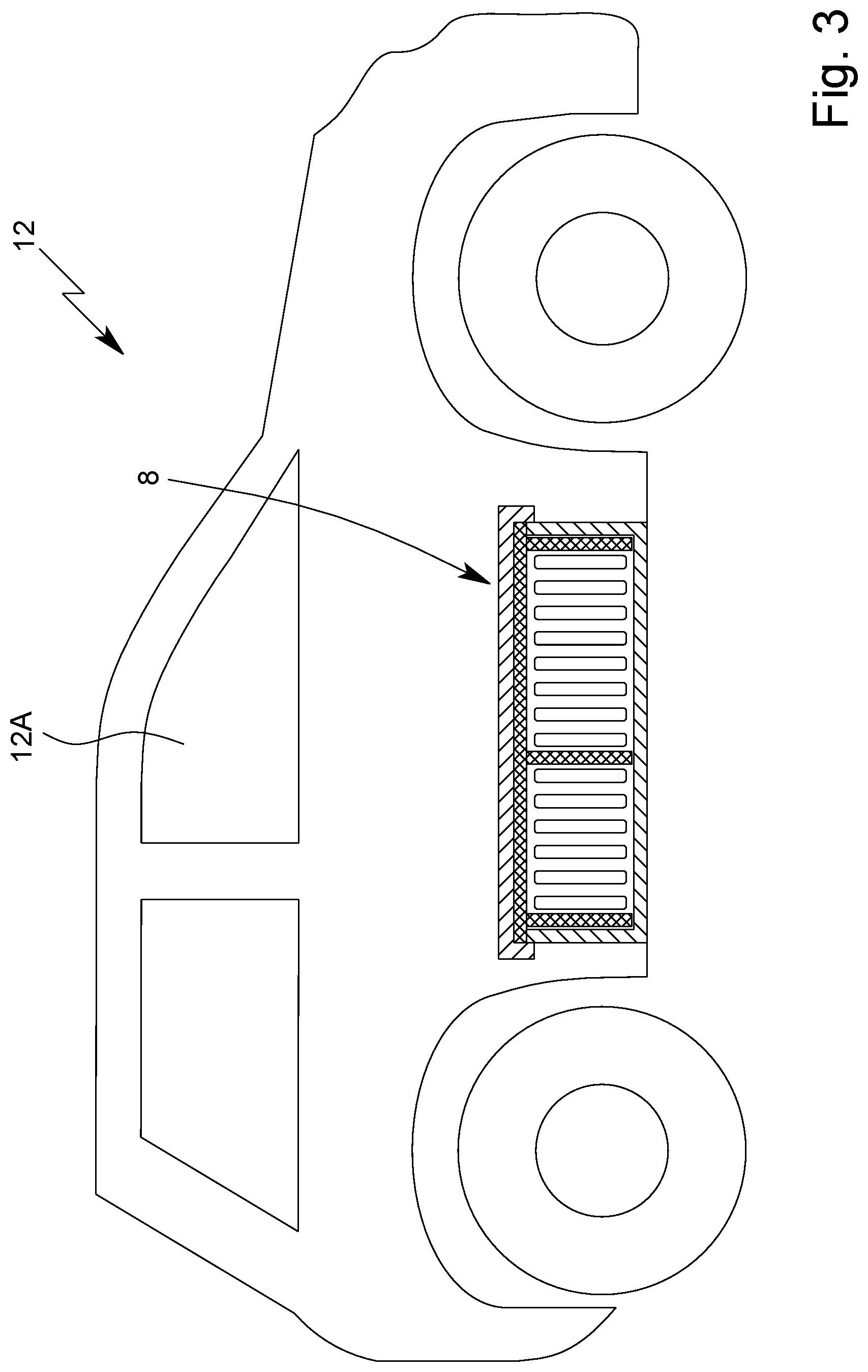 Patent US12603356 Figure 3 – Multi-layer protection element for a battery