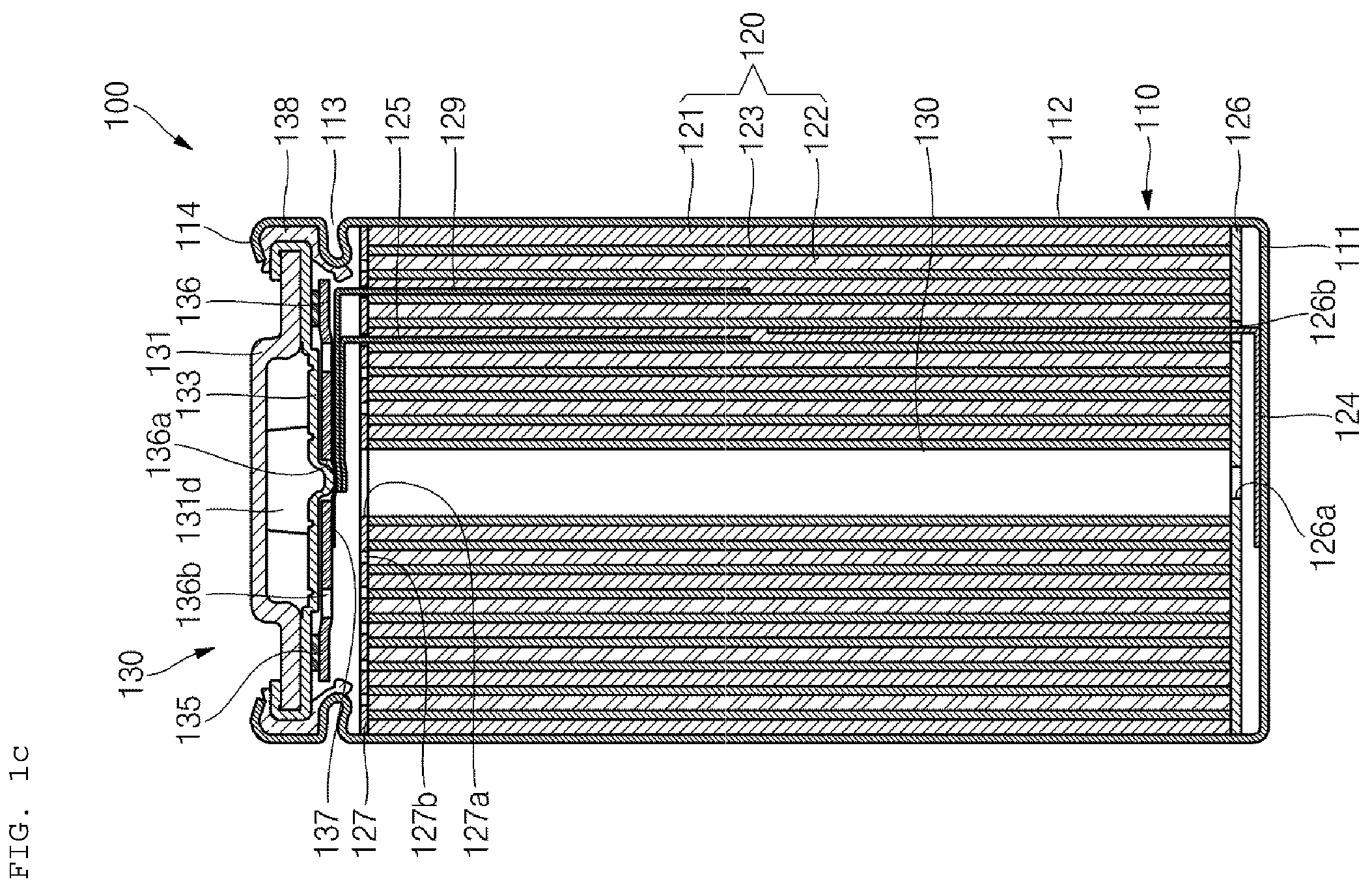 Patent US12603398 Figure 3 – Electrode assembly and secondary battery including same