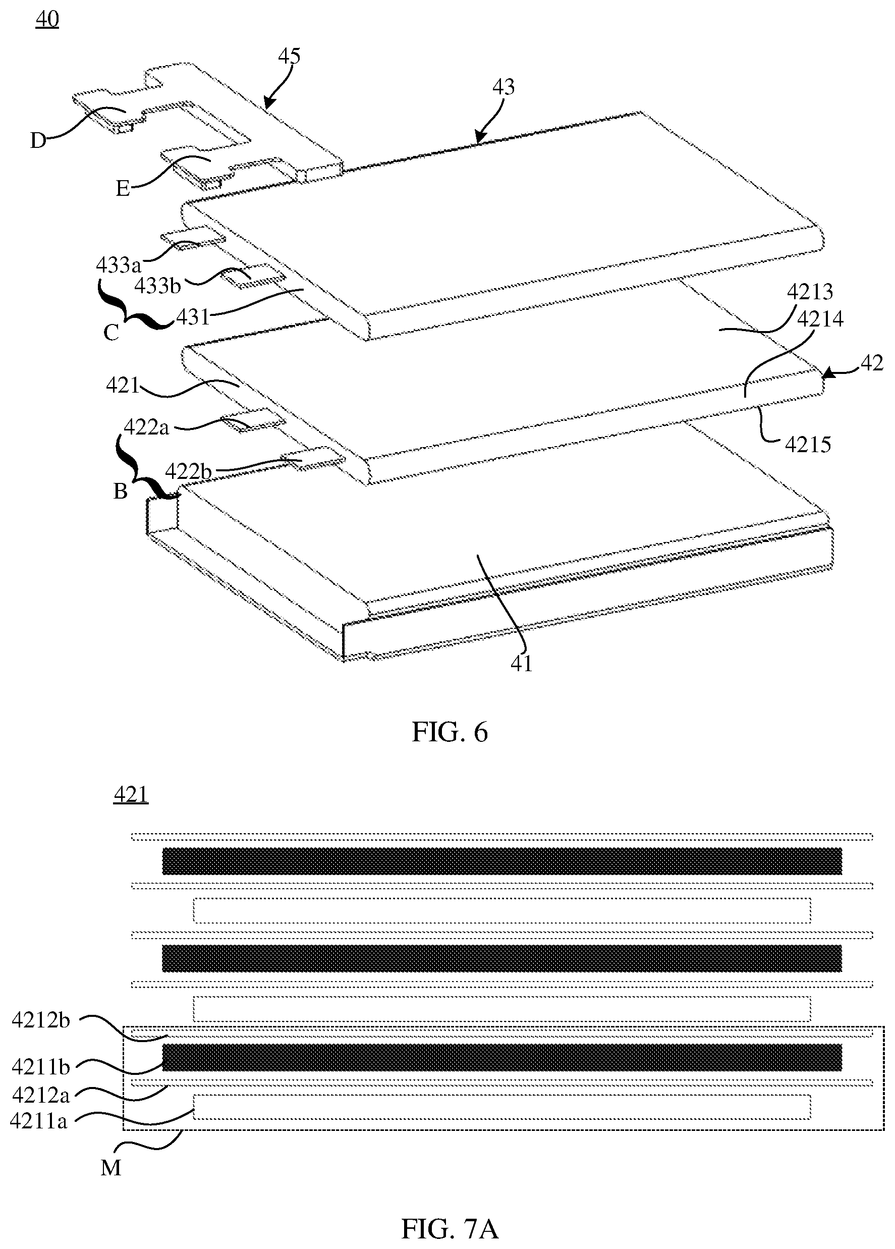 Patent US12603399 Figure 4 – Battery and electronic device