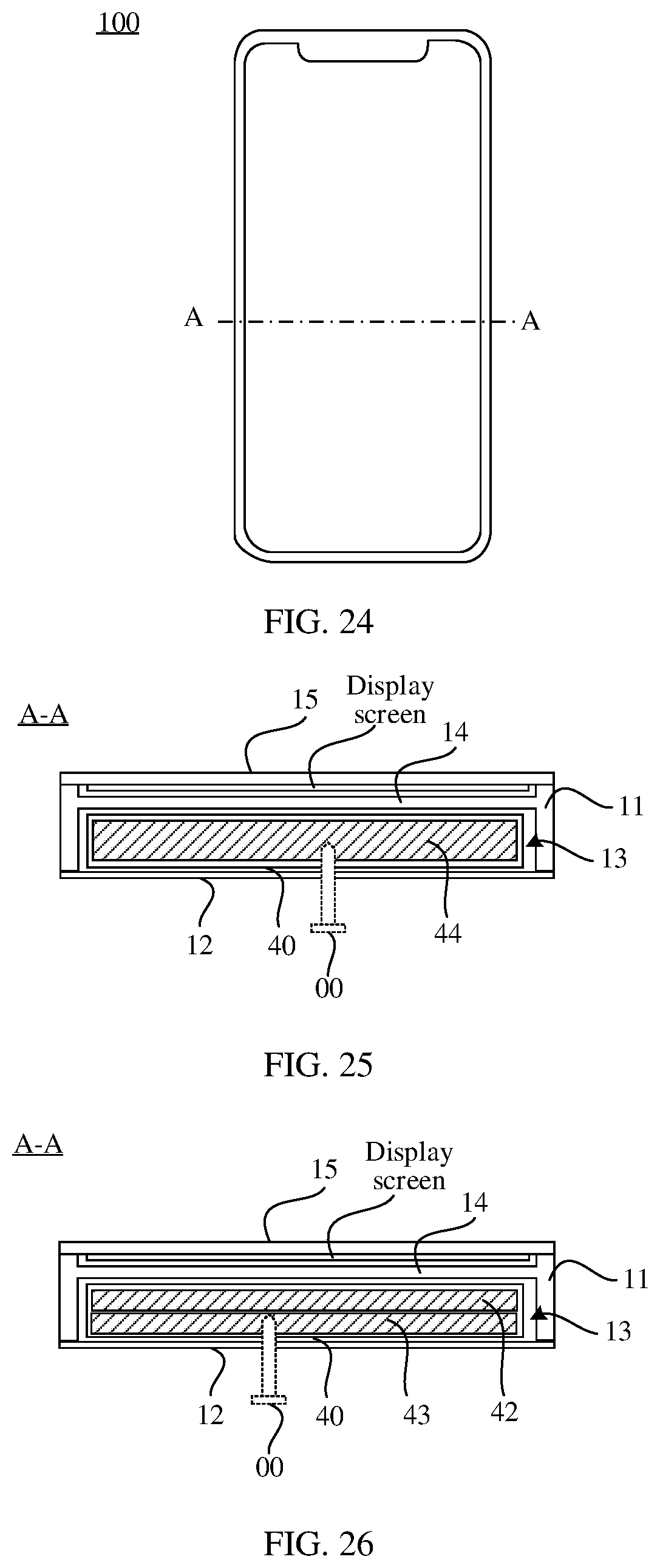 Patent US12603399 Figure 15 – Battery and electronic device