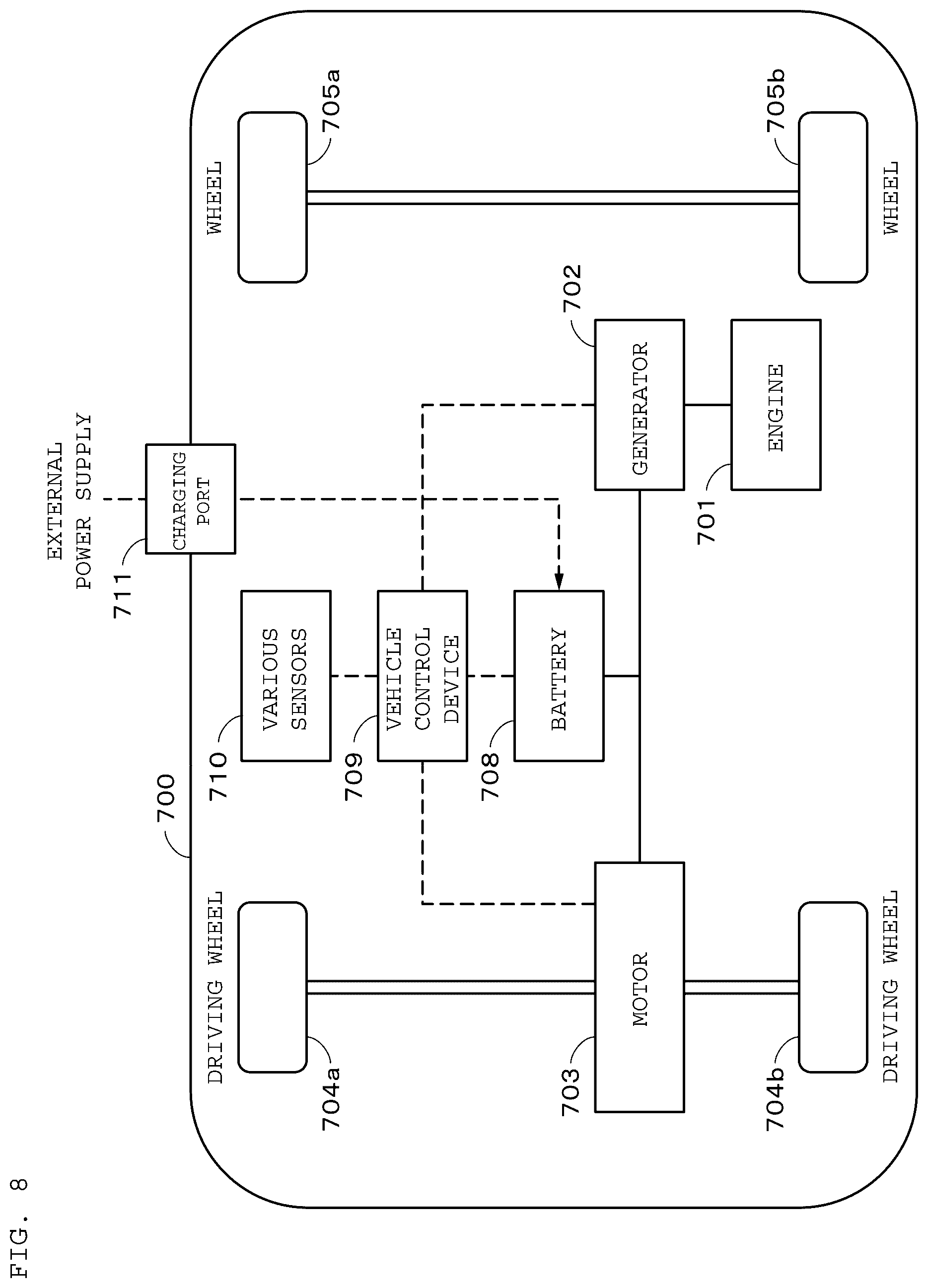 Patent US12603404 Figure 8 – Battery module, method for manufacturing battery module, electronic device, and electric vehicle