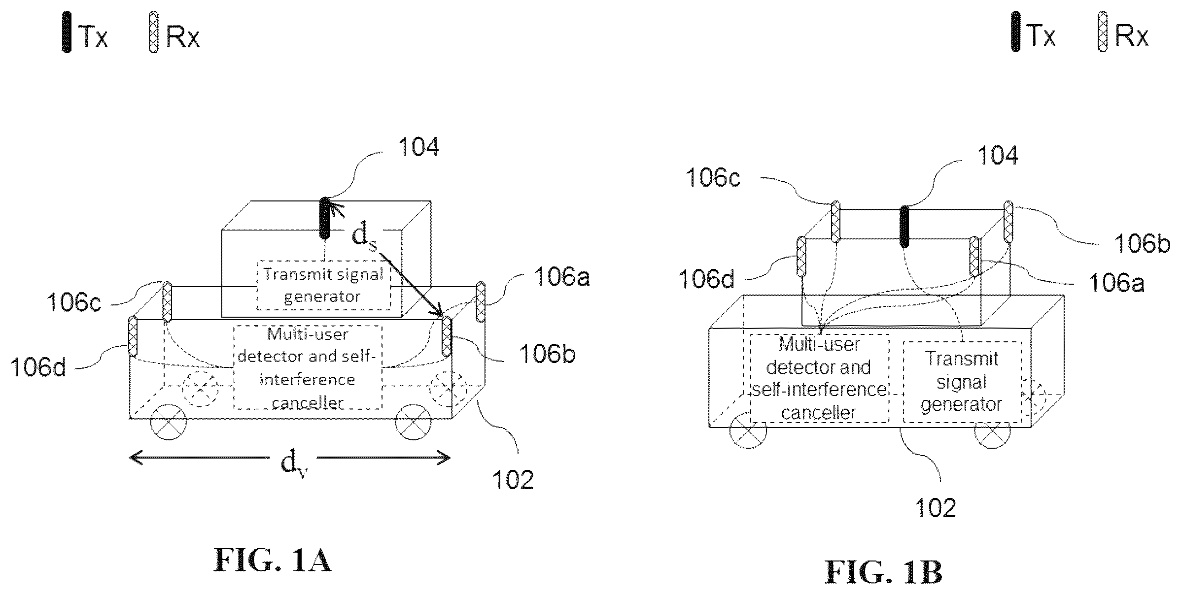 Patent US12603420 Figure 1 – Full-duplex communication methods and apparatus