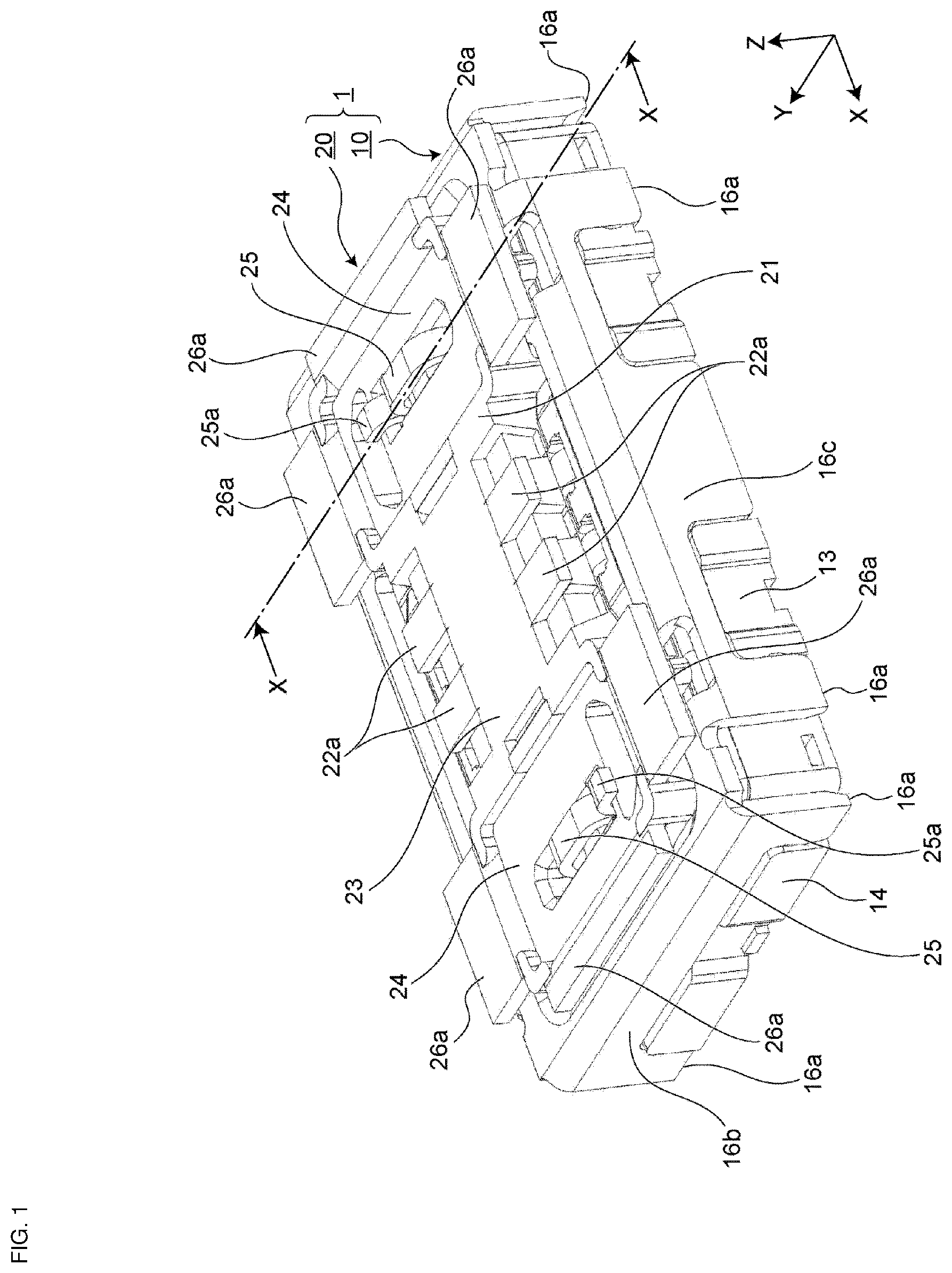 Patent US12603453 — Electrical connector and electrical connector set having the electrical connector — Figure 1