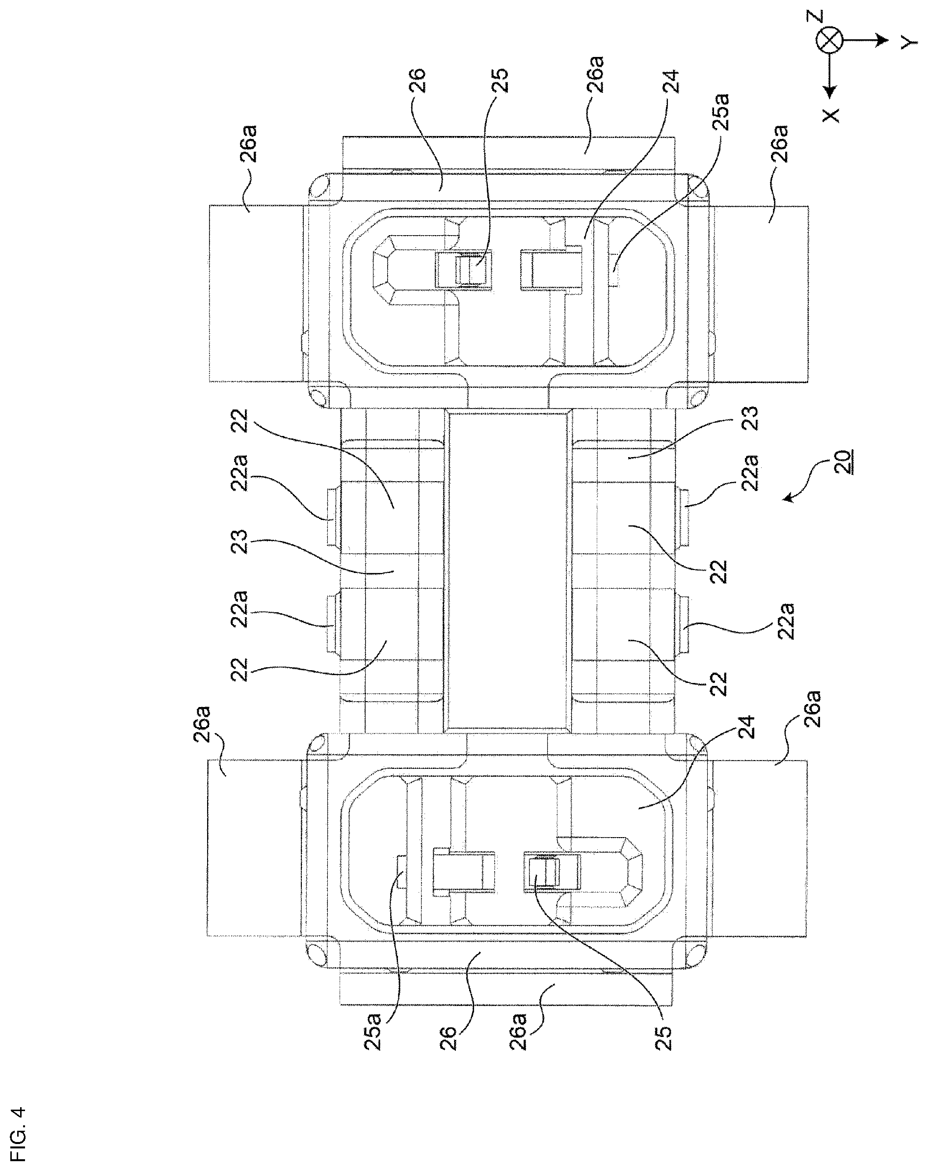 Patent US12603453 Figure 4 – Electrical connector and electrical connector set having the electrical connector