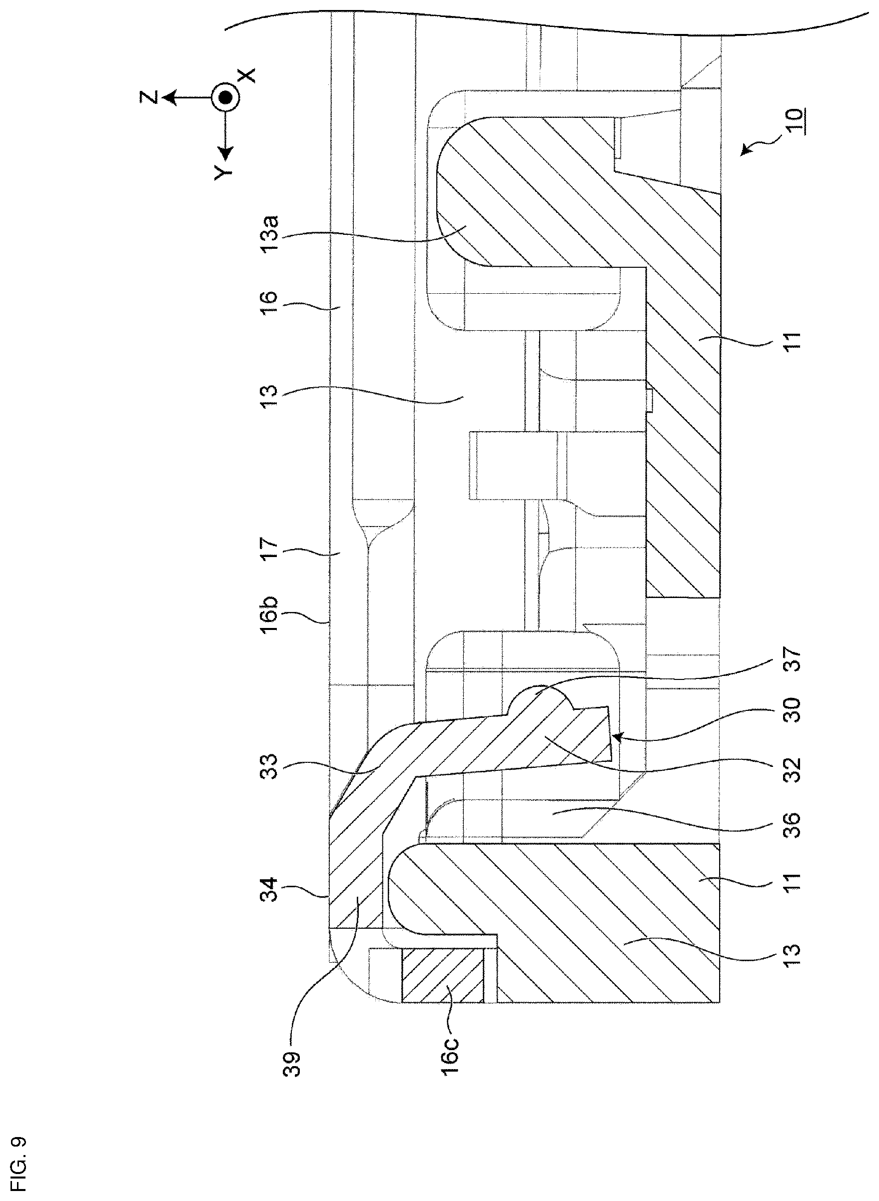 Patent US12603453 Figure 9 – Electrical connector and electrical connector set having the electrical connector