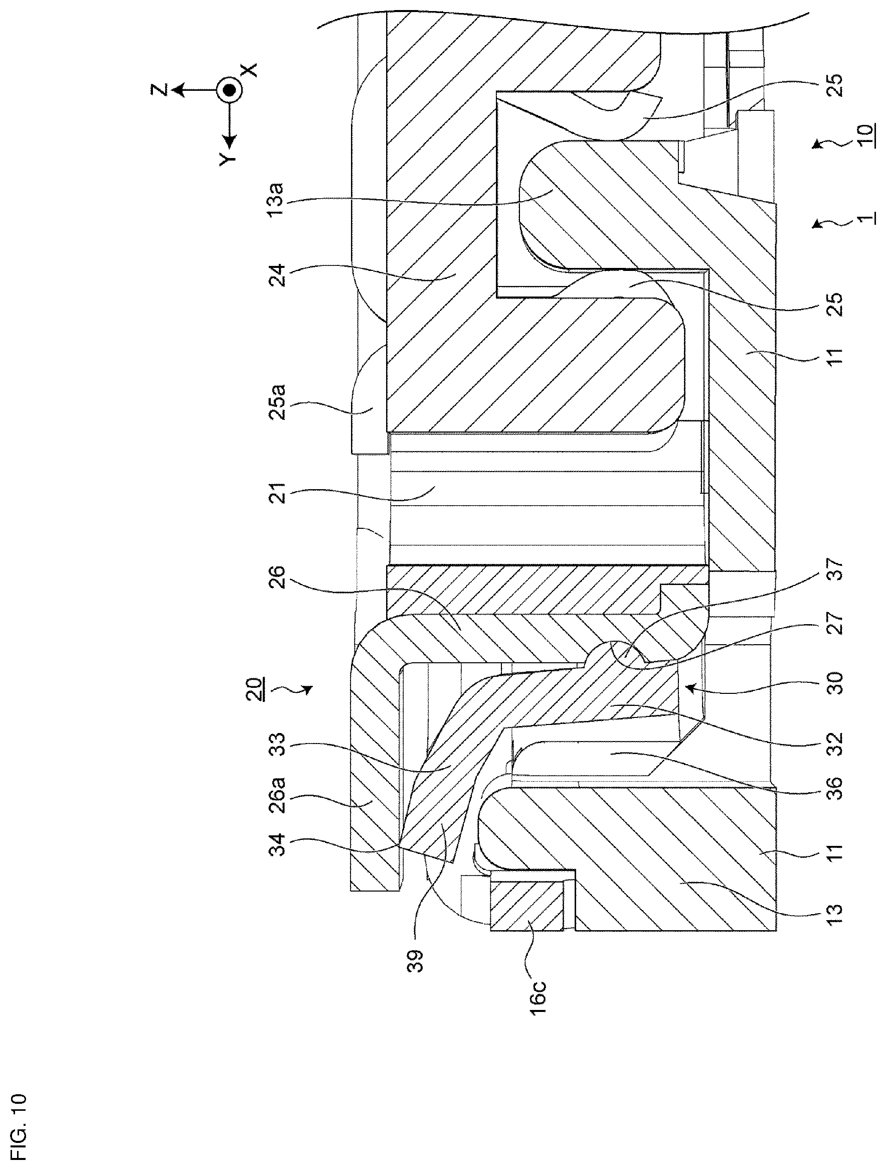 Patent US12603453 Figure 10 – Electrical connector and electrical connector set having the electrical connector