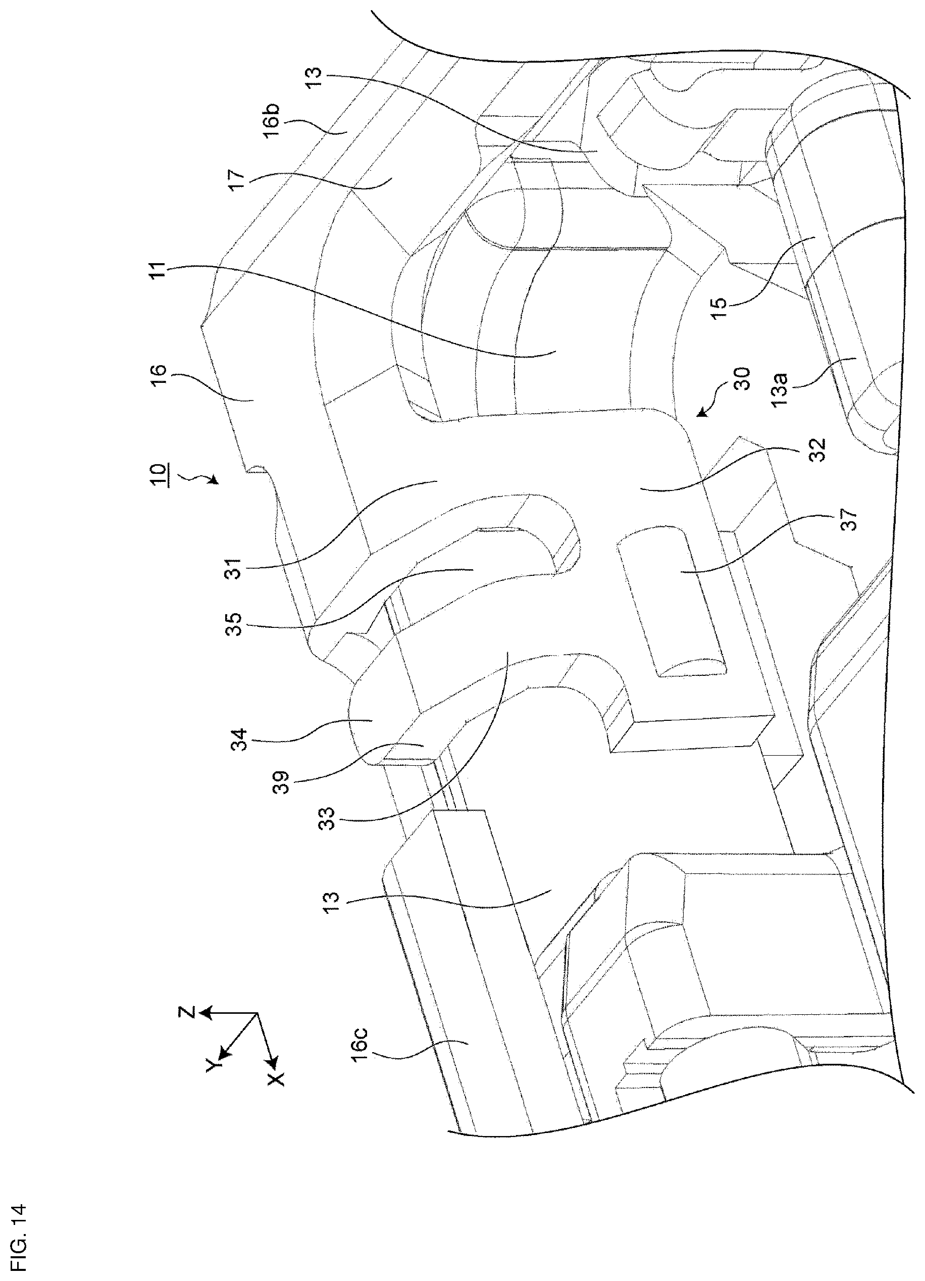 Patent US12603453 Figure 14 – Electrical connector and electrical connector set having the electrical connector