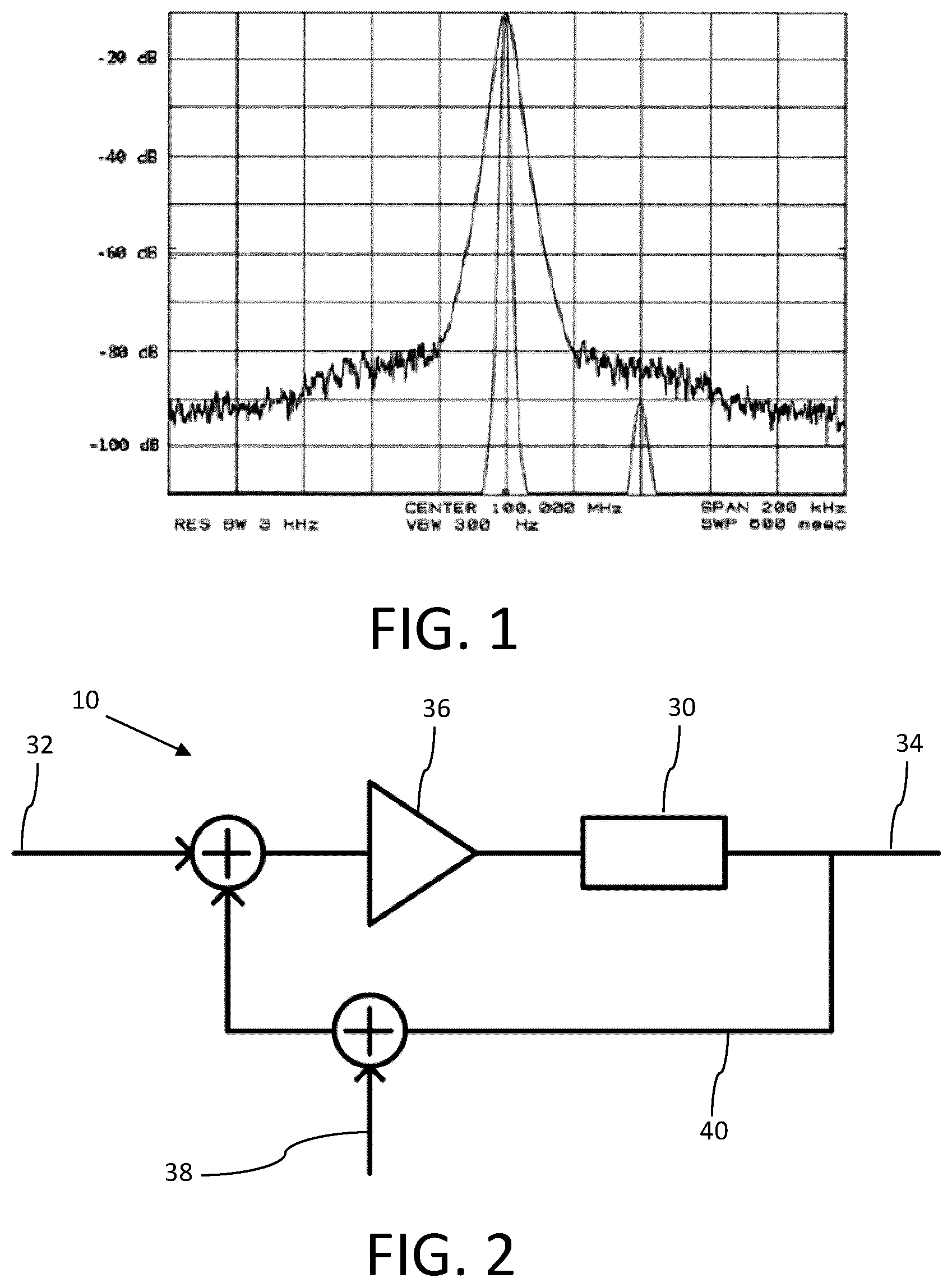 Patent US12603610 Figure 1 – Oscillator with a multiple pole resonator