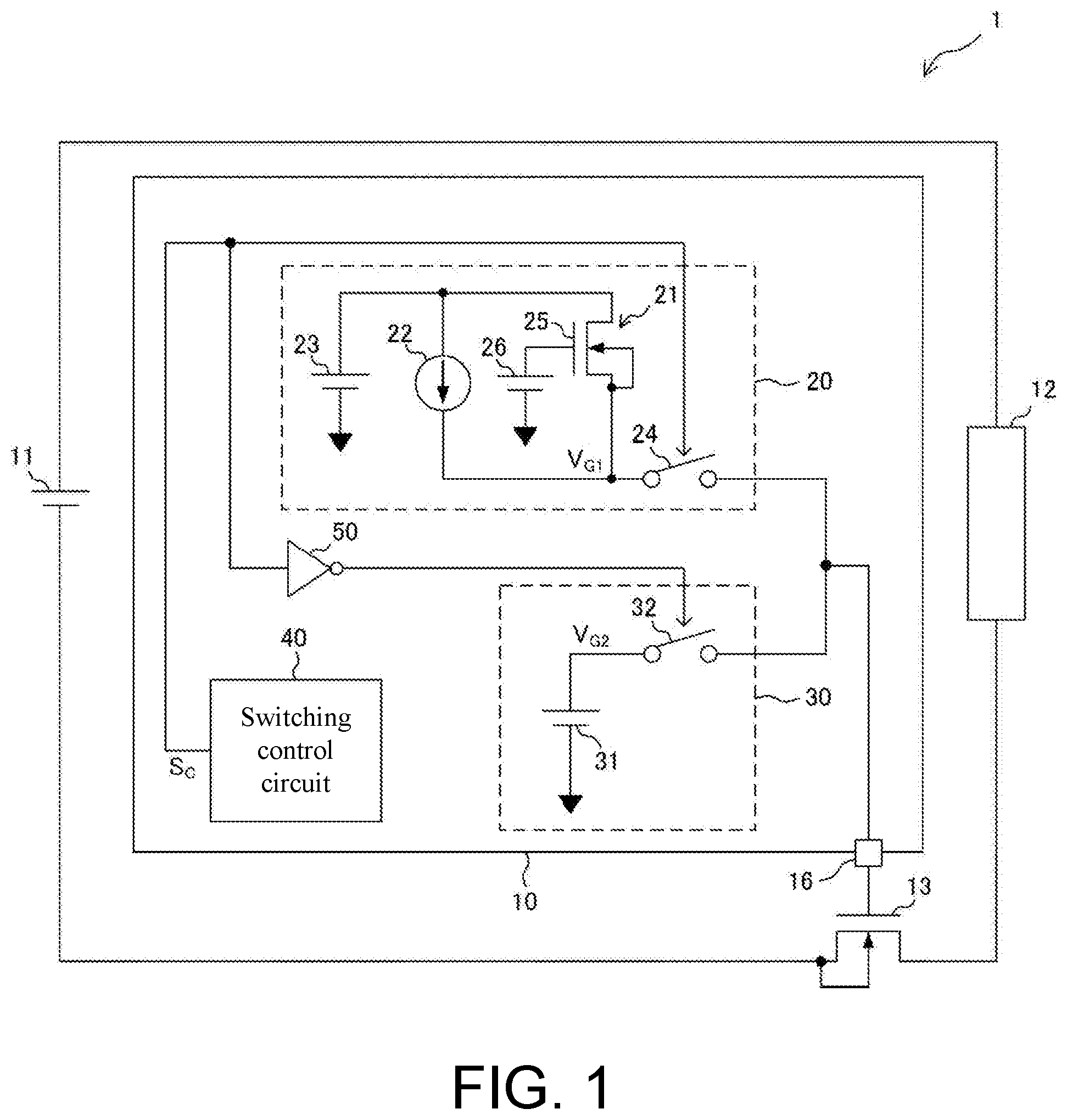 Patent US12603645 — Discharge control circuit — Figure 1