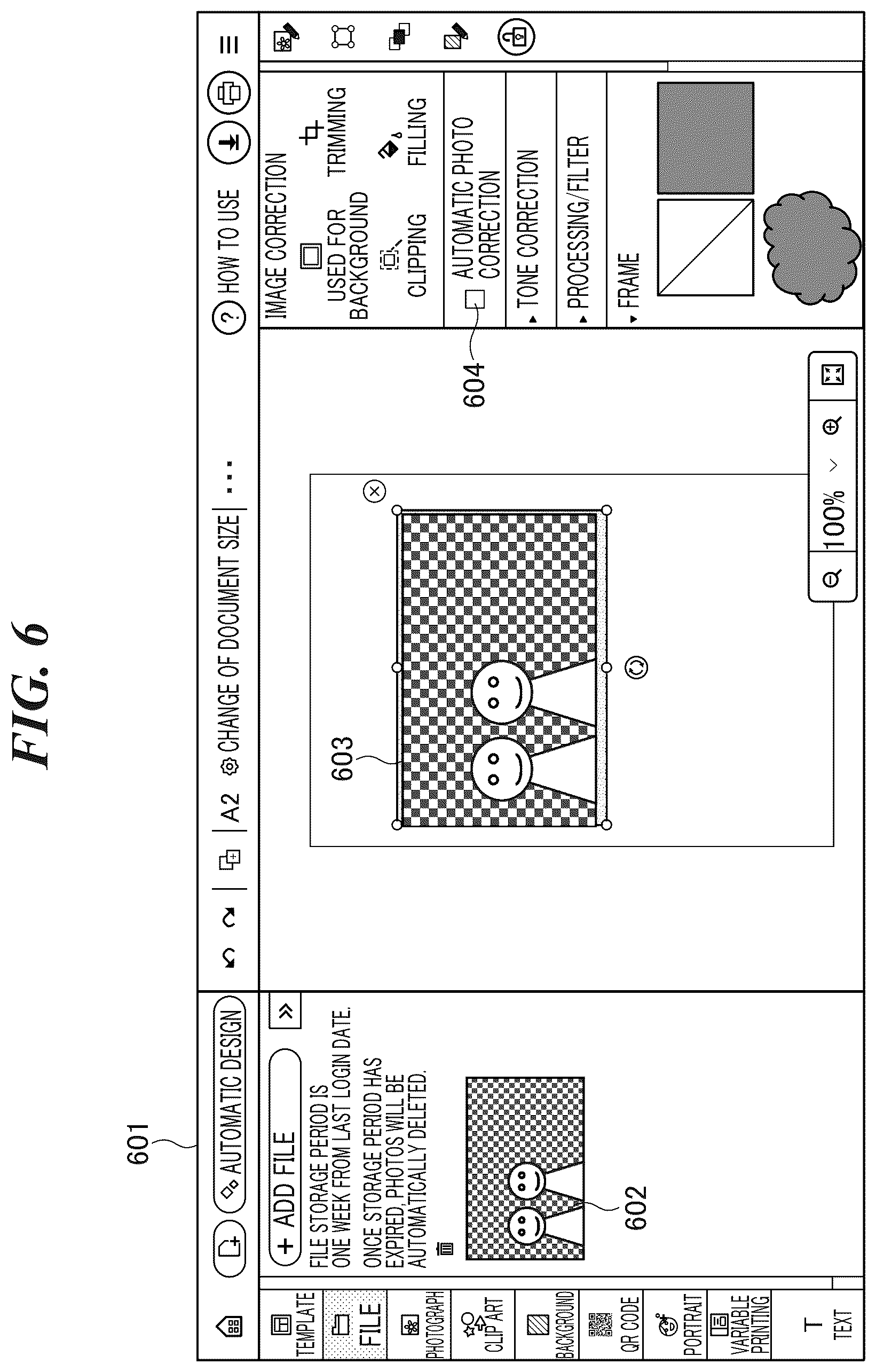 Patent US12603966 Figure 6 – Image processing apparatus, control method, and storage medium capable of suppressing image degradation